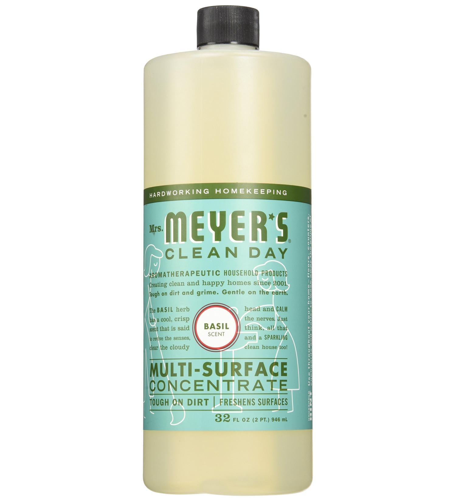 Mrs. Meyer's Multi-Surface Concentrate Basil 32 OZ