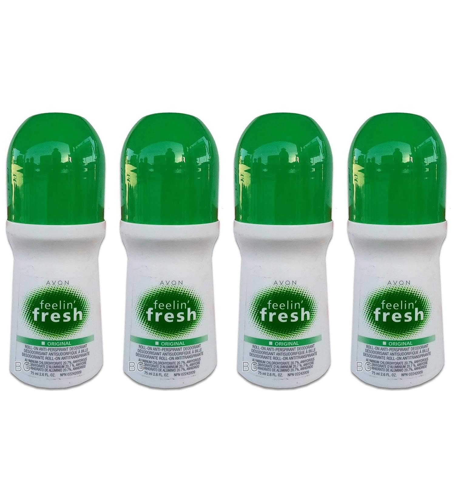 AVON Avon Feelin' Fresh Roll-On Anit-Perspirant Deodorant - Pack of 4 - Original
