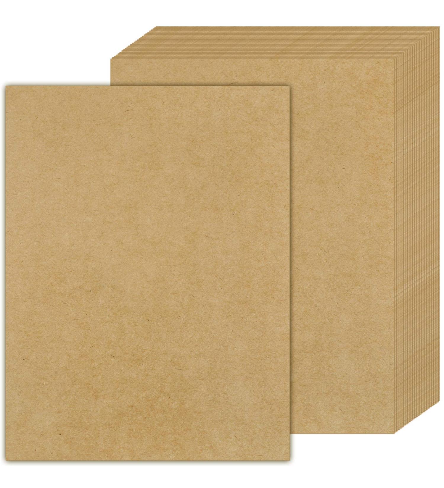 Kraft Paper Kraft Cardstock for Arts  Crafts  Office  70 Sheets 8.5 x 11 Inches 180GSM Kraft Paper 70Pcs-180gsm - Buy Online on SooperMarket.com