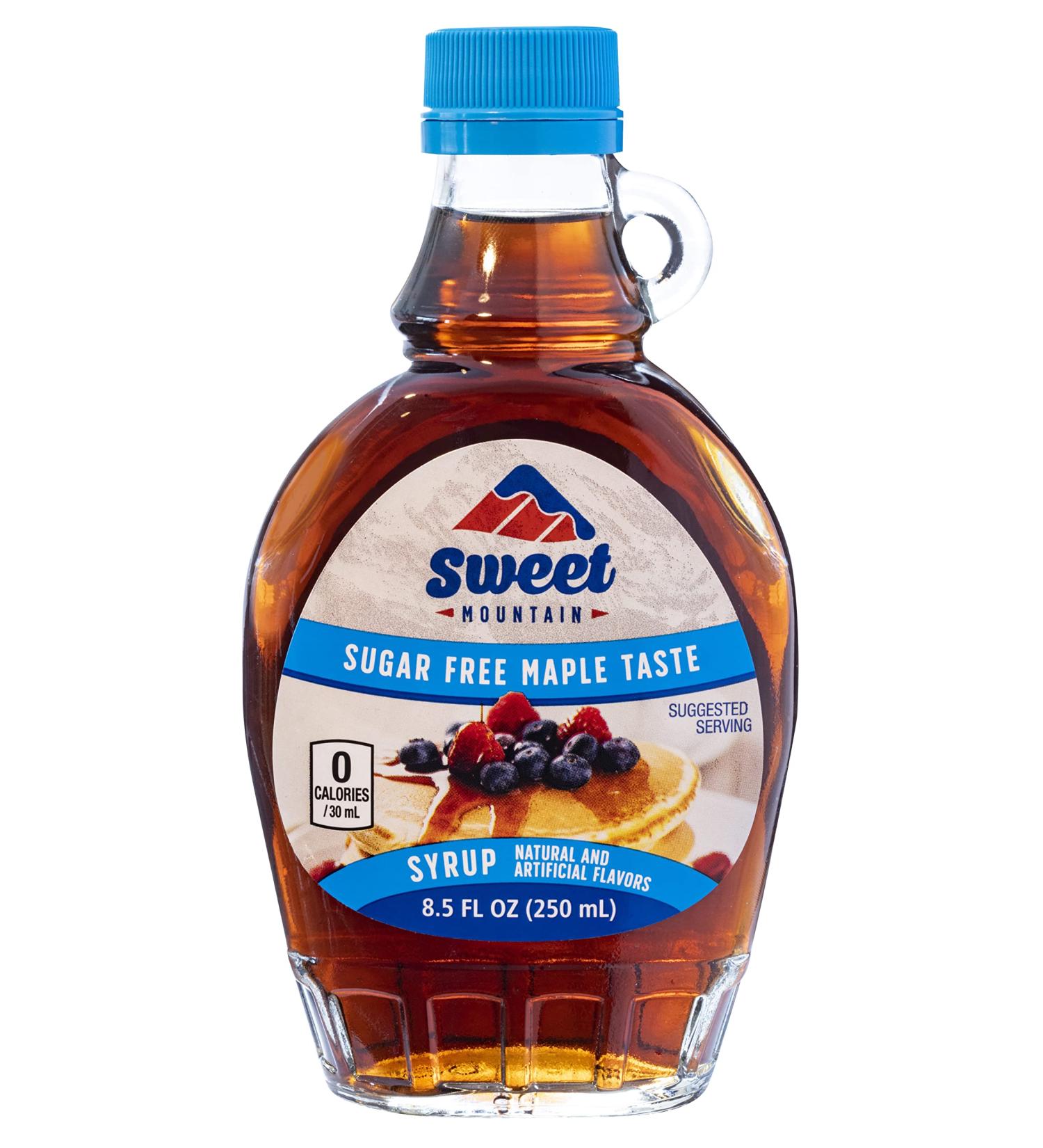 Sweet Mountain Sugar Free Maple Syrup - Keto Friendly 0g Carbs 0 Calories Diabetic Safe | 8.5 FL OZ - International Shipping Available - Buy Online on SooperMarket.com