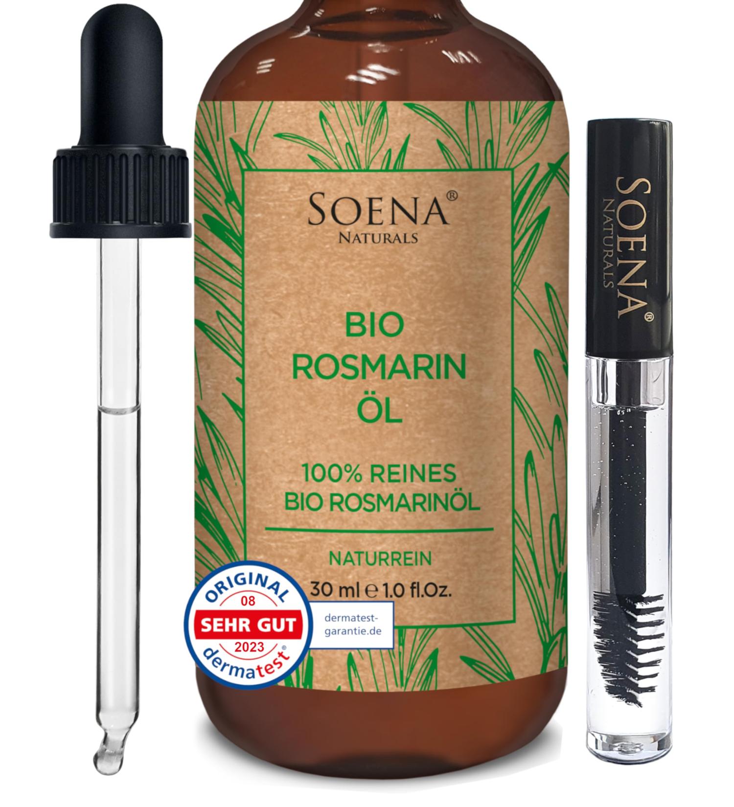 100% Organic Rosemary Oil for Hair Growth | Essential Oil for Lashes | Pure & Natural Hair Oil for Hair Loss - High Dose Rosemary Oil - Buy Online on SooperMarket.com