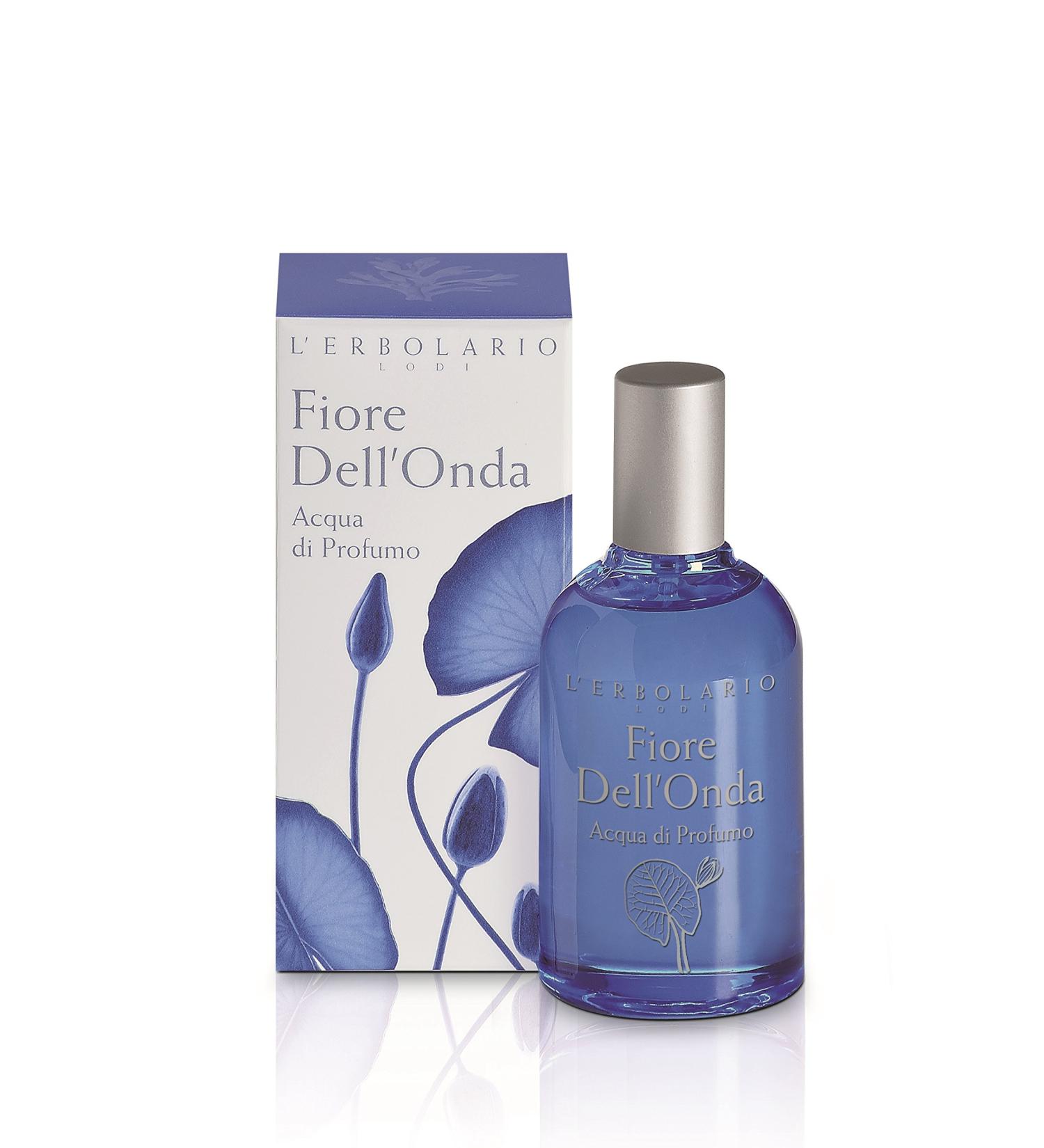 L'Erbolario Fiore Dellonda - Floral Aquatic Fragrance For Women - With Notes Of Red Algae Blue Water Lily Flower White Musks - Dermatologically Tested - Vigorous And Fresh Scent - 1.6 Oz EDP Spray Water 1.6 Ounce (Pack of 1)