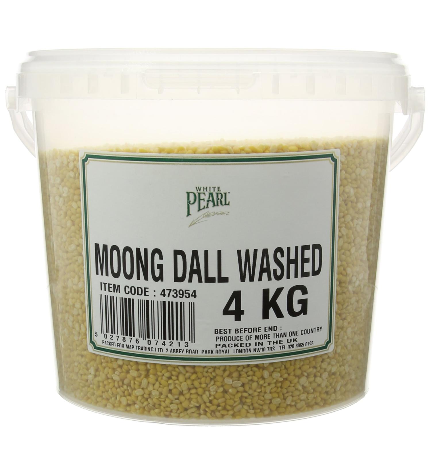 White Pearl Moong Dall Washed 4 kg