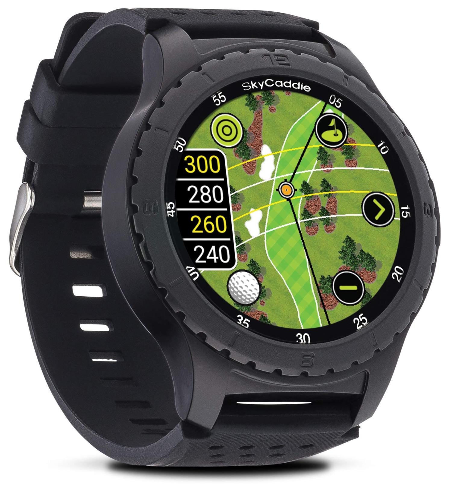 SkyCaddie LX5 GPS Golf Watch | Touchscreen Display | HD Color CourseView Maps | Black (Small) - Buy Online on SooperMarket.com