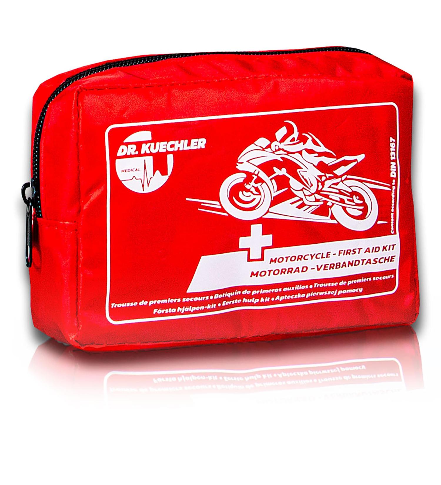 Dr. Kuechler First Aid Kit for Motorcycle Quad Vespa & Bicycle - Compact Bandage Pocket & Mini Emergency Set - Buy Online on SooperMarket.com