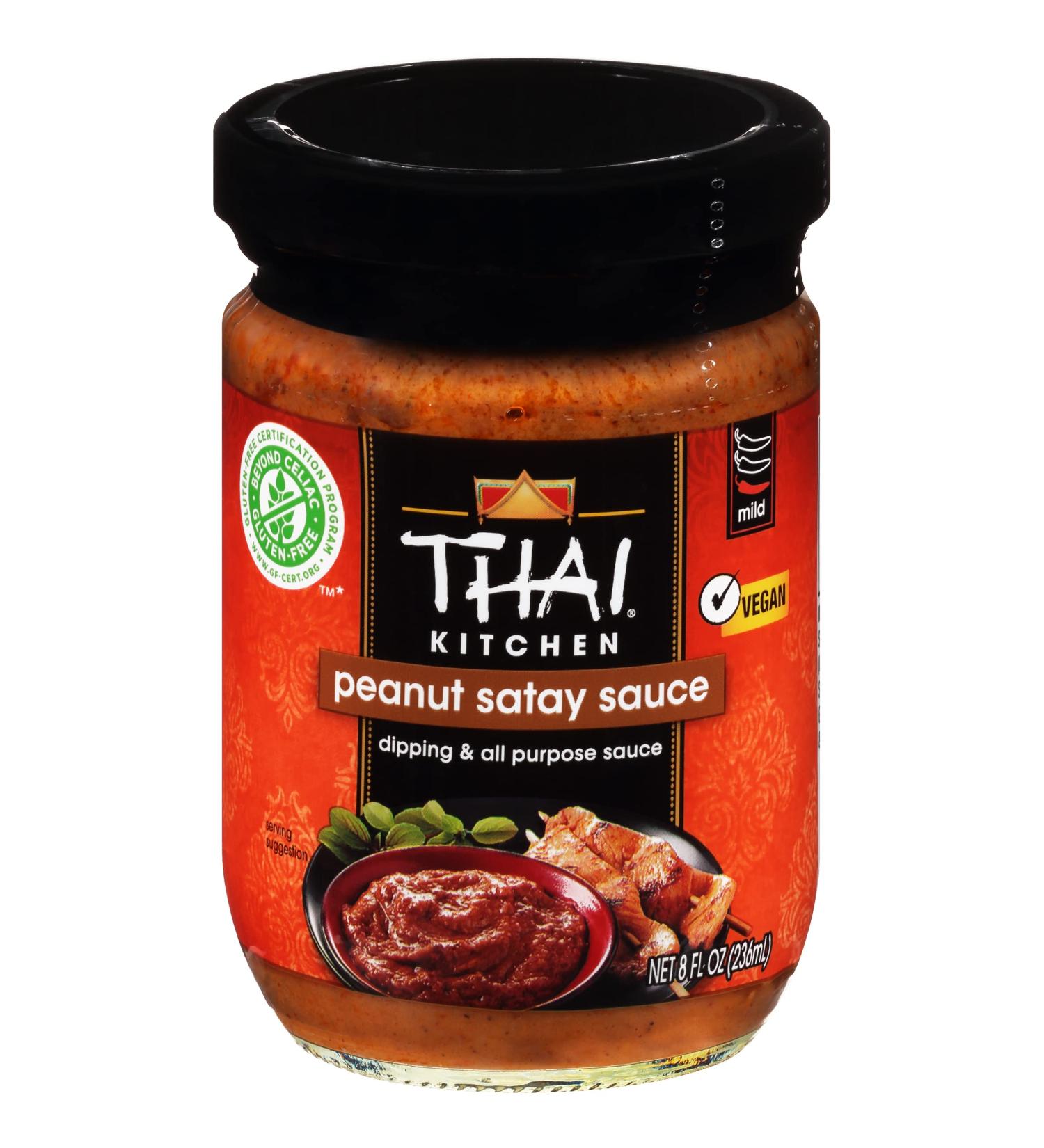 Thai Kitchen Gluten-Free Peanut Satay Sauce - 8oz Pack of 12 for Delicious Dishes - Buy Online on SooperMarket.com