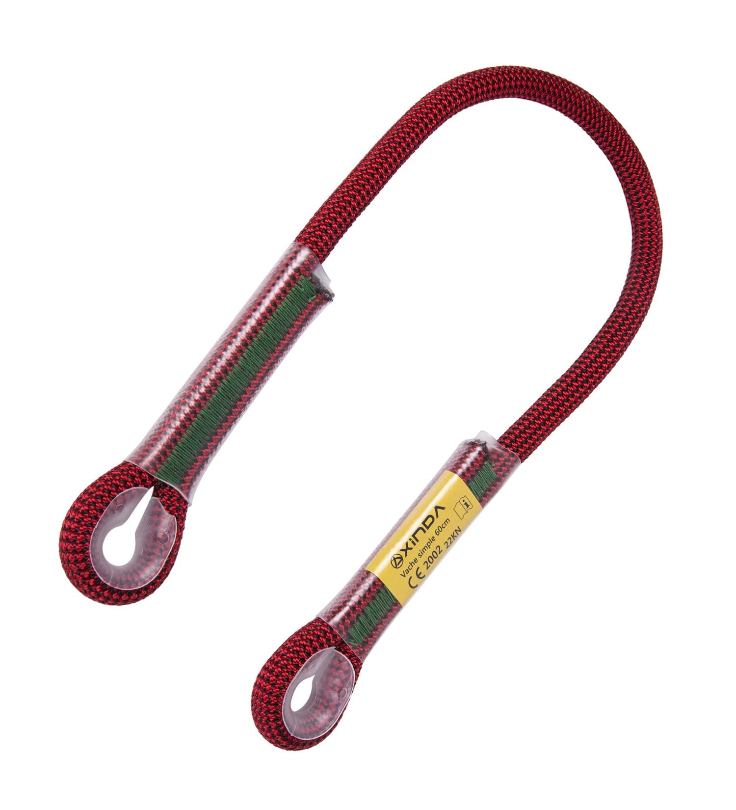 WILDKEN Outdoor Rock Climbing Prusik Swen Eye-to-Eye Pre-Sewn 10.5mm Diameter - Red (24 inch / 40 inch) - Buy Online on SooperMarket.com