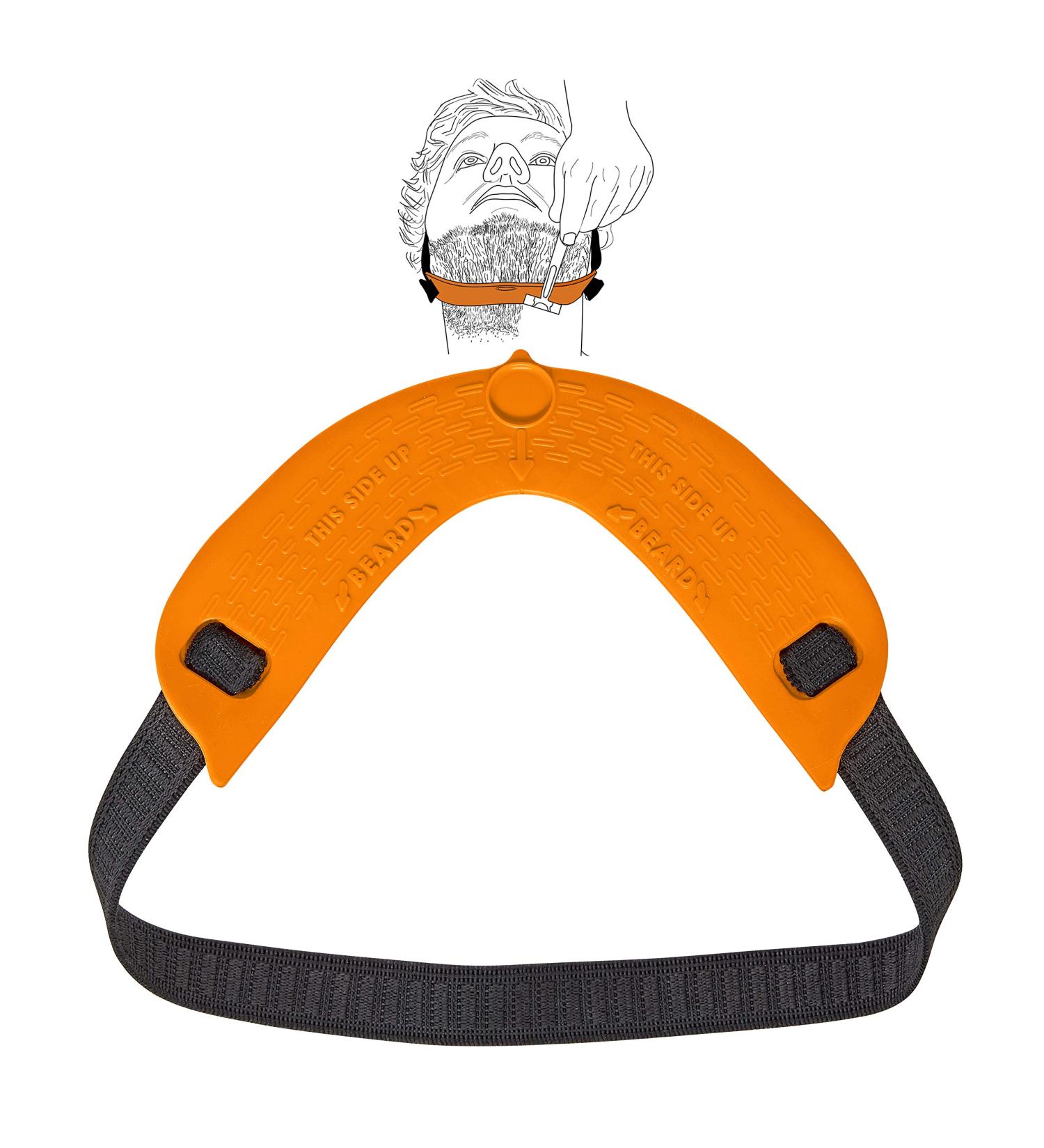 Beard Neckline Shaper Guide - Hands-Free & Adjustable Template for Perfect Beard Lines - Made in USA - Buy Online on SooperMarket.com