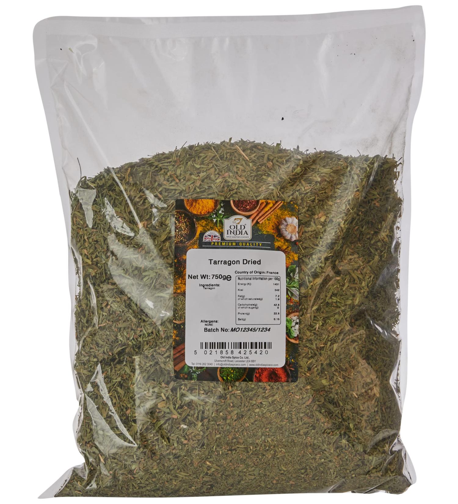 Old India Tarragon Dried 750g | Premium Quality Tarragon Herb - Shop Now - Buy Online on SooperMarket.com