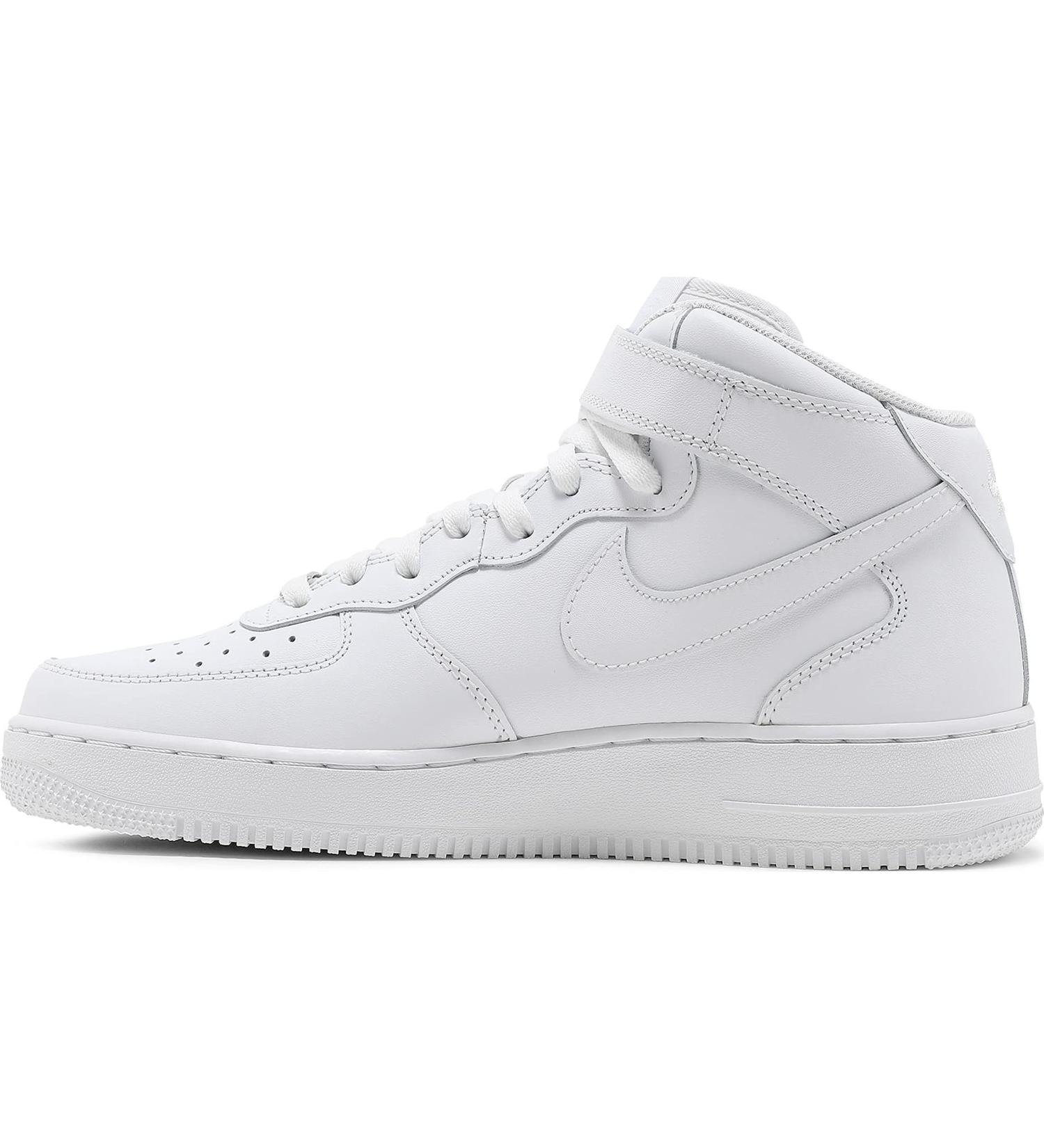 Buy Nike Men's Air Force 1 Mid 07 High-Top Sneakers - White - EU Size 44 | International Shipping Available - Buy Online on SooperMarket.com