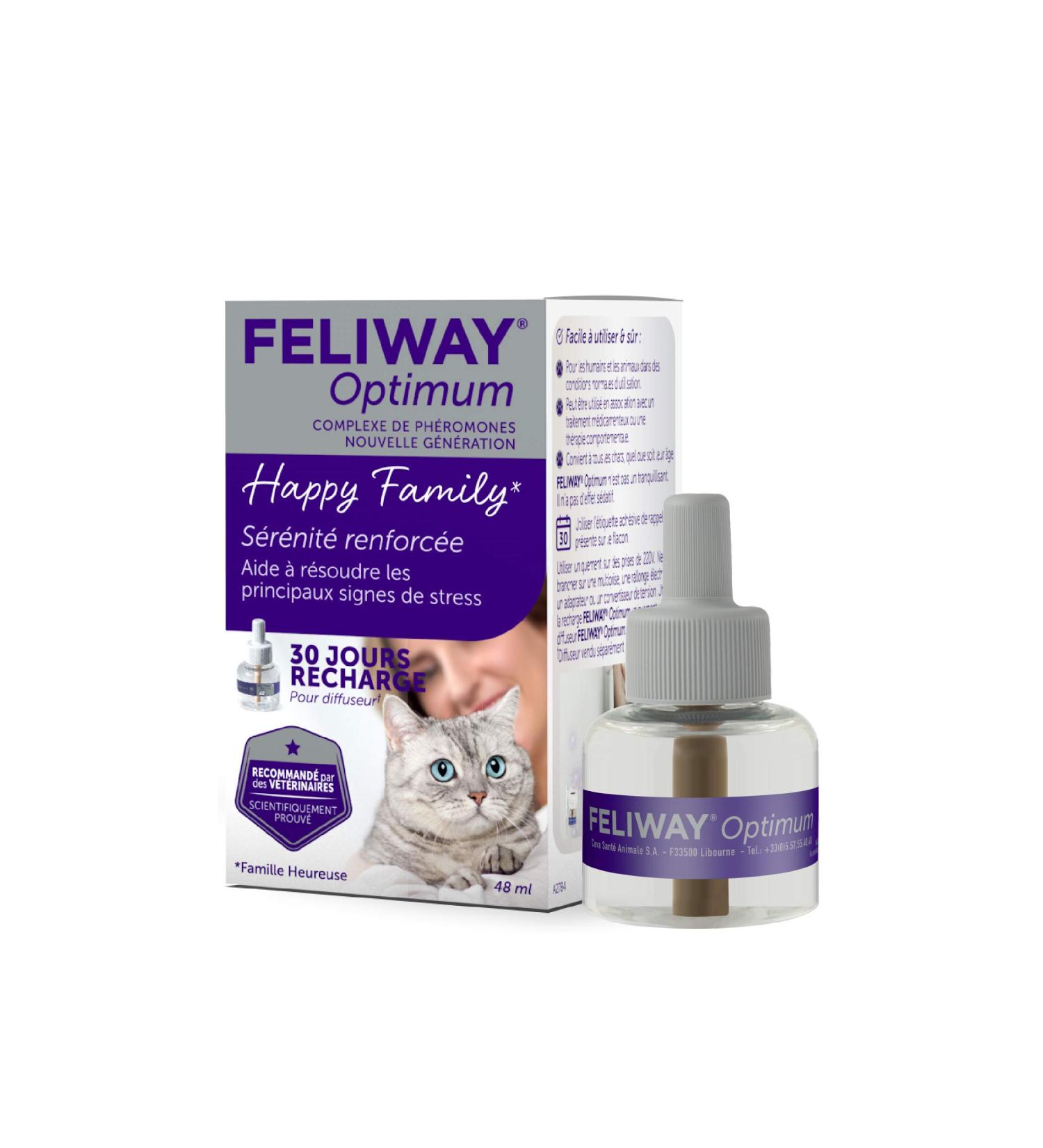 Feliway Optimum Anti-Stress Refill for Cats 48 ml - Buy Online on SooperMarket.com