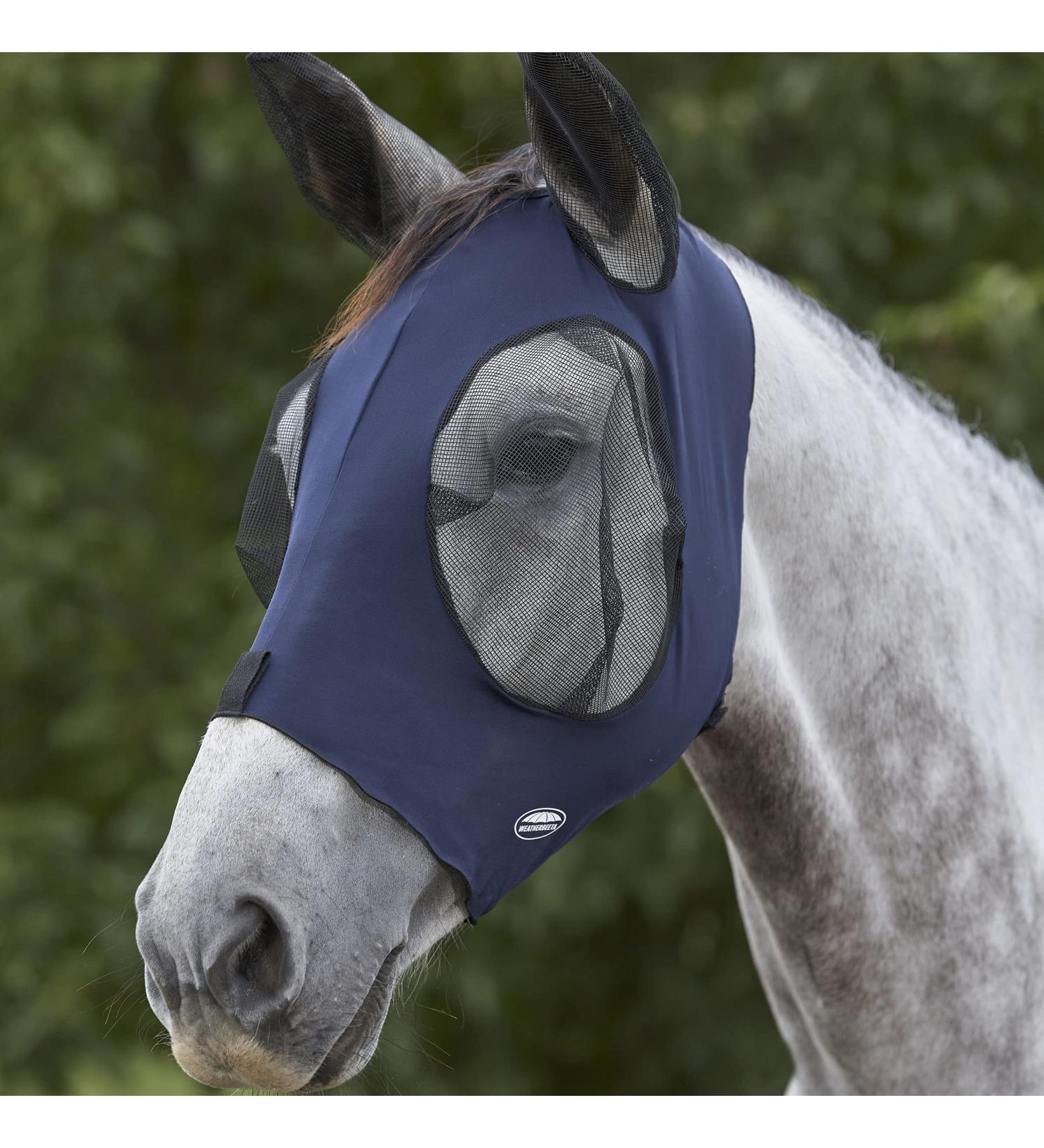 WeatherBeeta Deluxe Stretch Bug Eye Saver with Ears Navy/Black Full Full Navy/Black