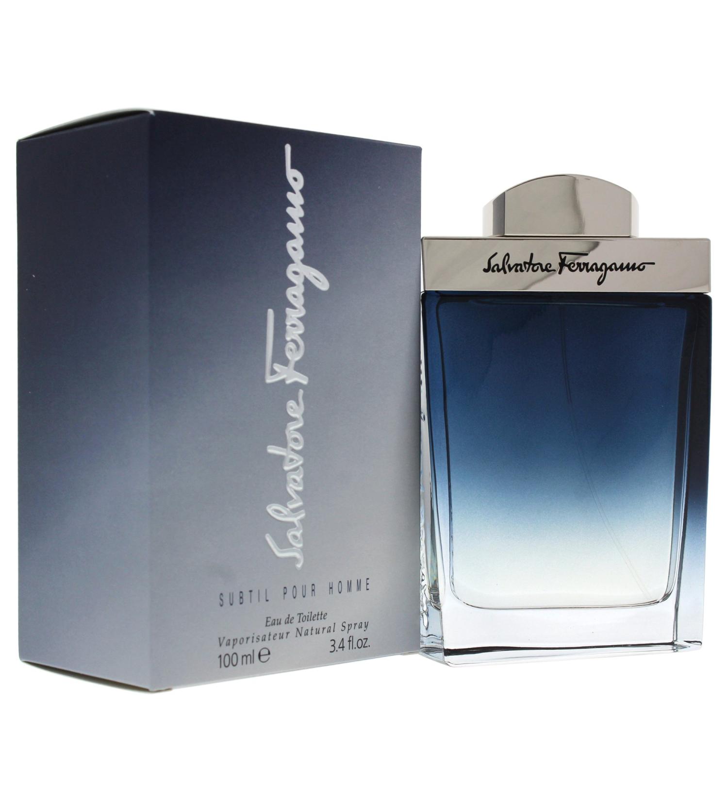 Salvatore Ferragamo Subtil EDT Spray for Men 3.4oz - Buy Online on SooperMarket.com