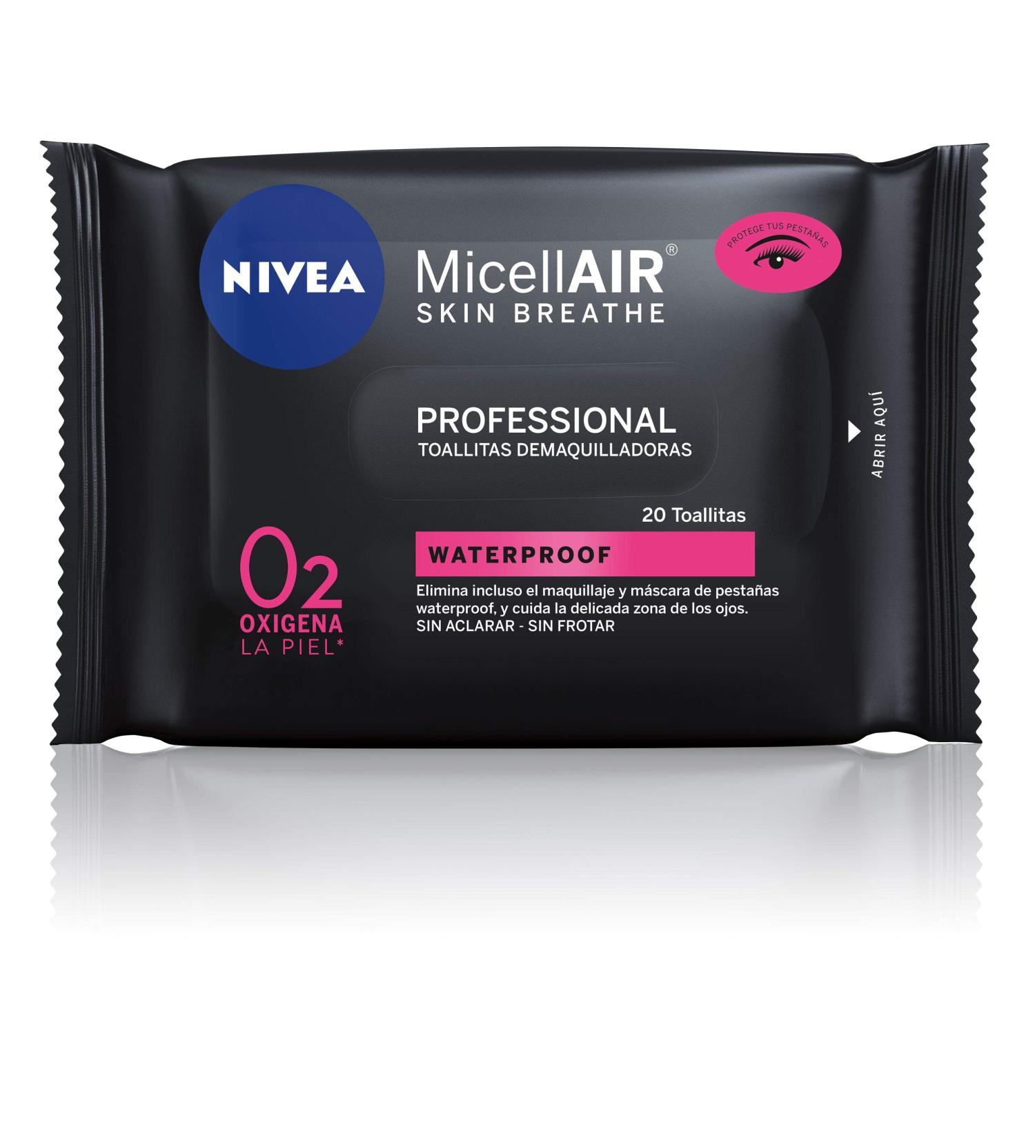 MICELL-AIR PROFESIONAL toallitas desmaquilladoras 20 uds - Buy Online on SooperMarket.com