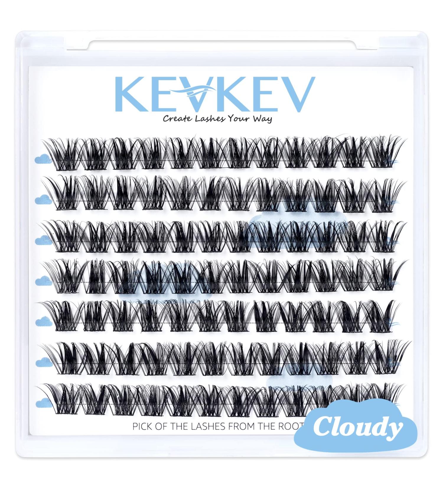 Lash Clusters 84 Pcs DIY Cluster Eyelash Extensions | Soft & Comfortable Individual Lashes | Cloudy C-16mm - Buy Online on SooperMarket.com