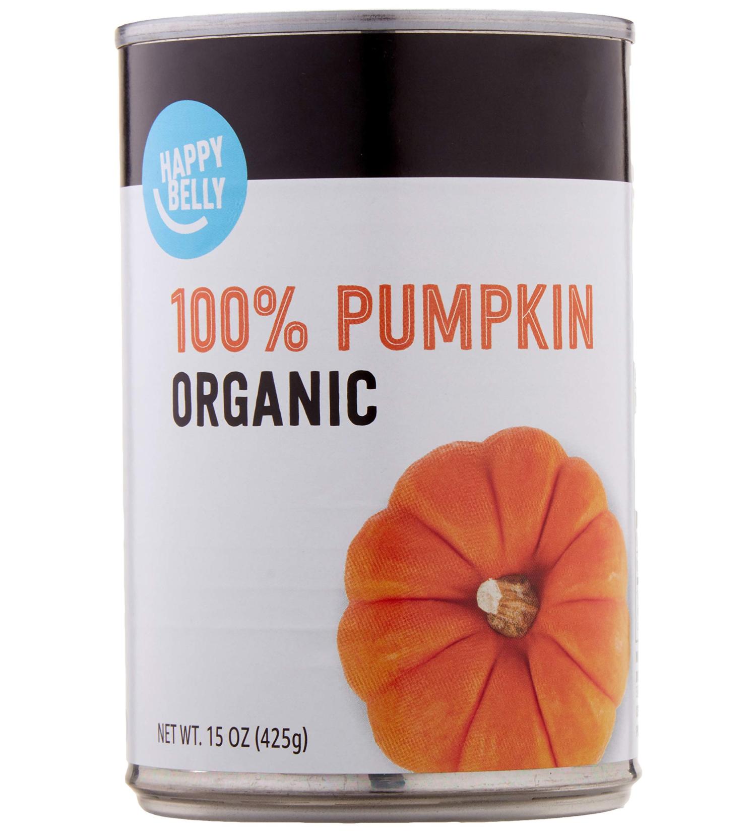 Happy Belly Organic 100% Pumpkin 15oz - Pack of 12 | Amazon Brand - Buy Online on SooperMarket.com
