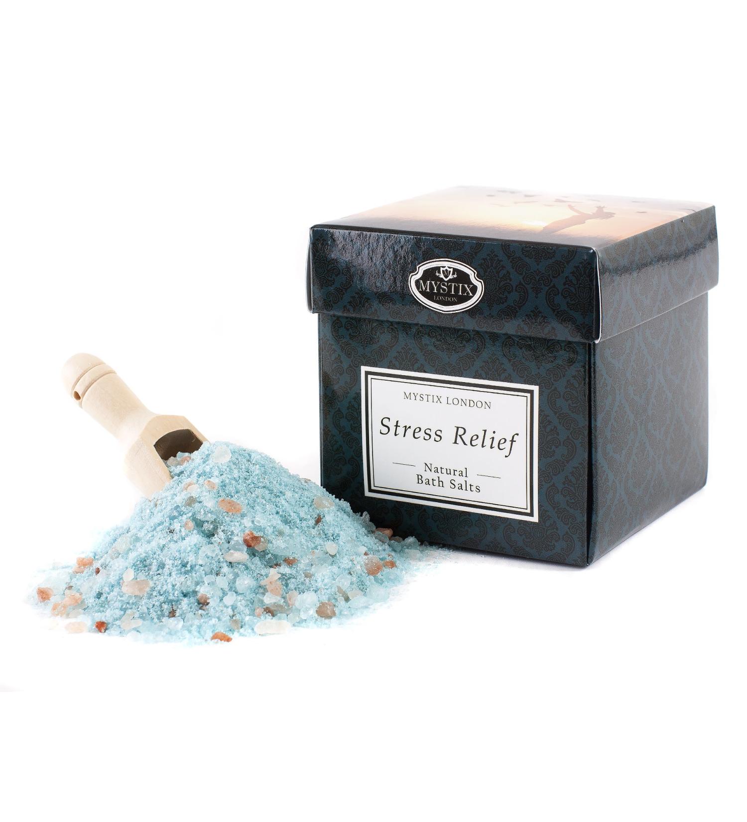 Buy 100% Natural Stress Relief Bath Salts | Epsom Dead Sea & Himalayan Pink Salts | Handmade in UK | Ideal Gift | International Shipping - Buy Online on SooperMarket.com