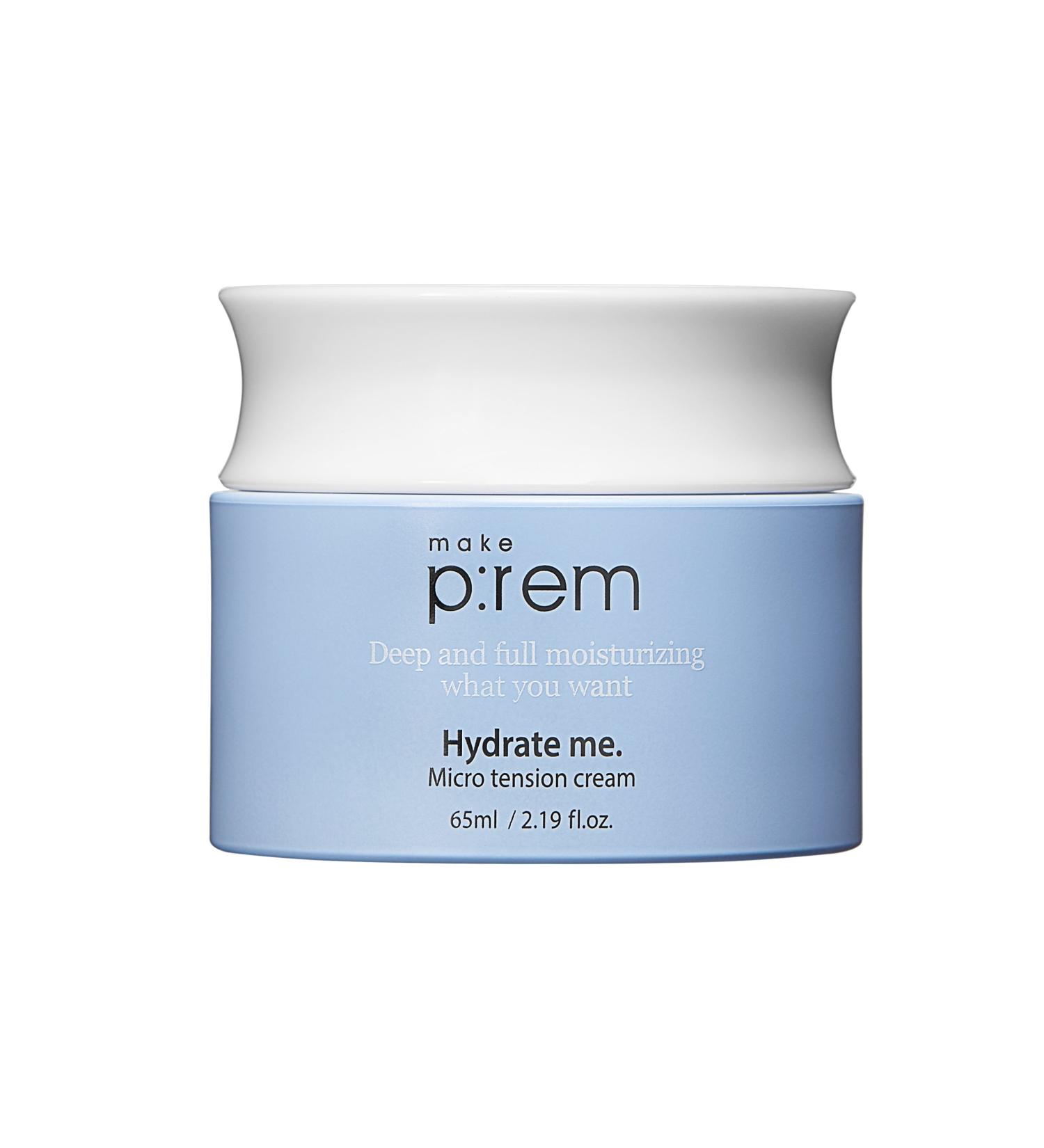 MAKEPREM Hydrate Me Micro Tension Cream - Hyaluronic Acid Moisturizer for Dry, Sensitive, and Acne-Prone Skin - 2.19 Fl Oz - Buy Online on SooperMarket.com
