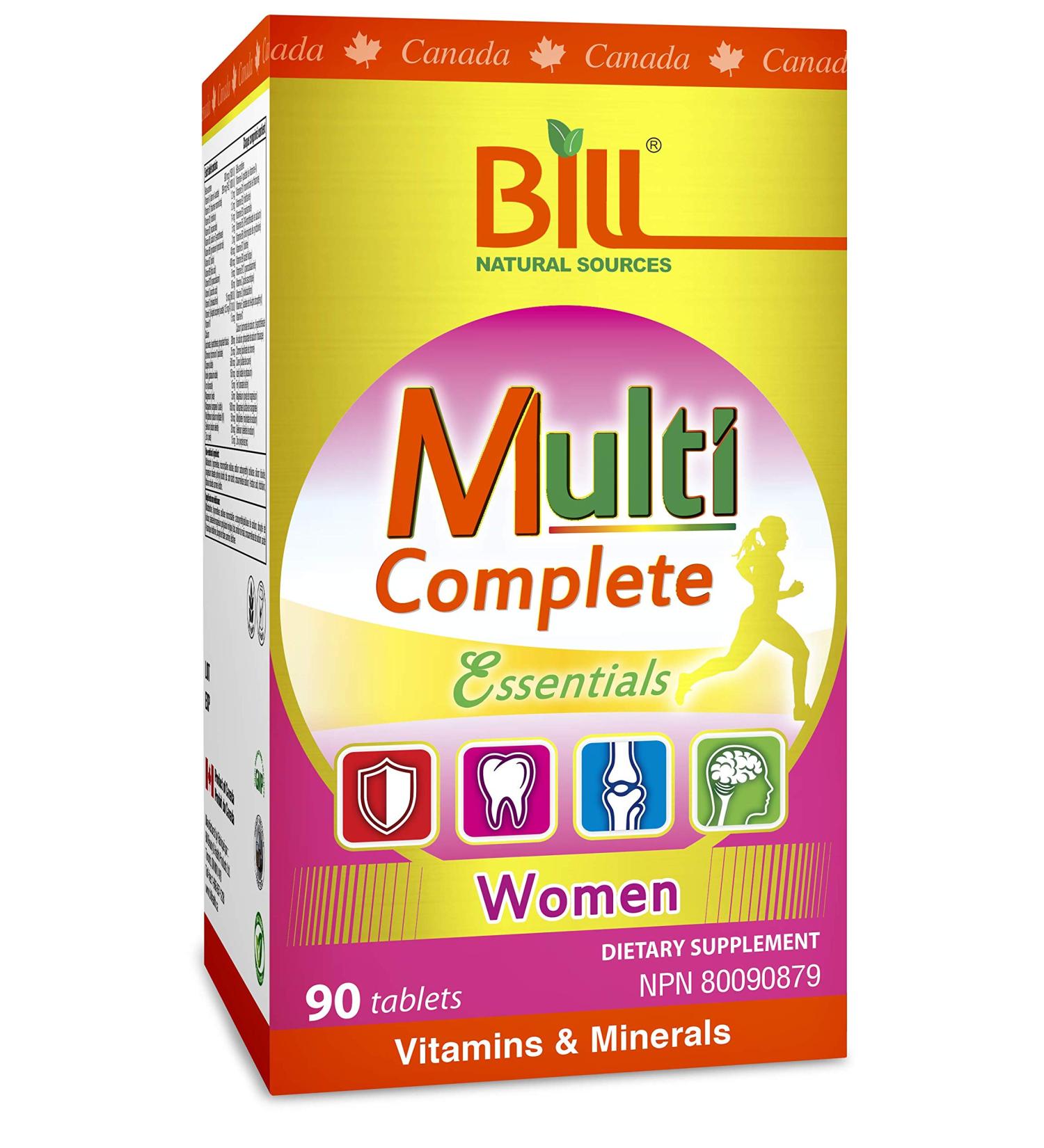 Bill Natural Sources Multi Complete Essentials for Women 90 Tablets - Buy Online on SooperMarket.com