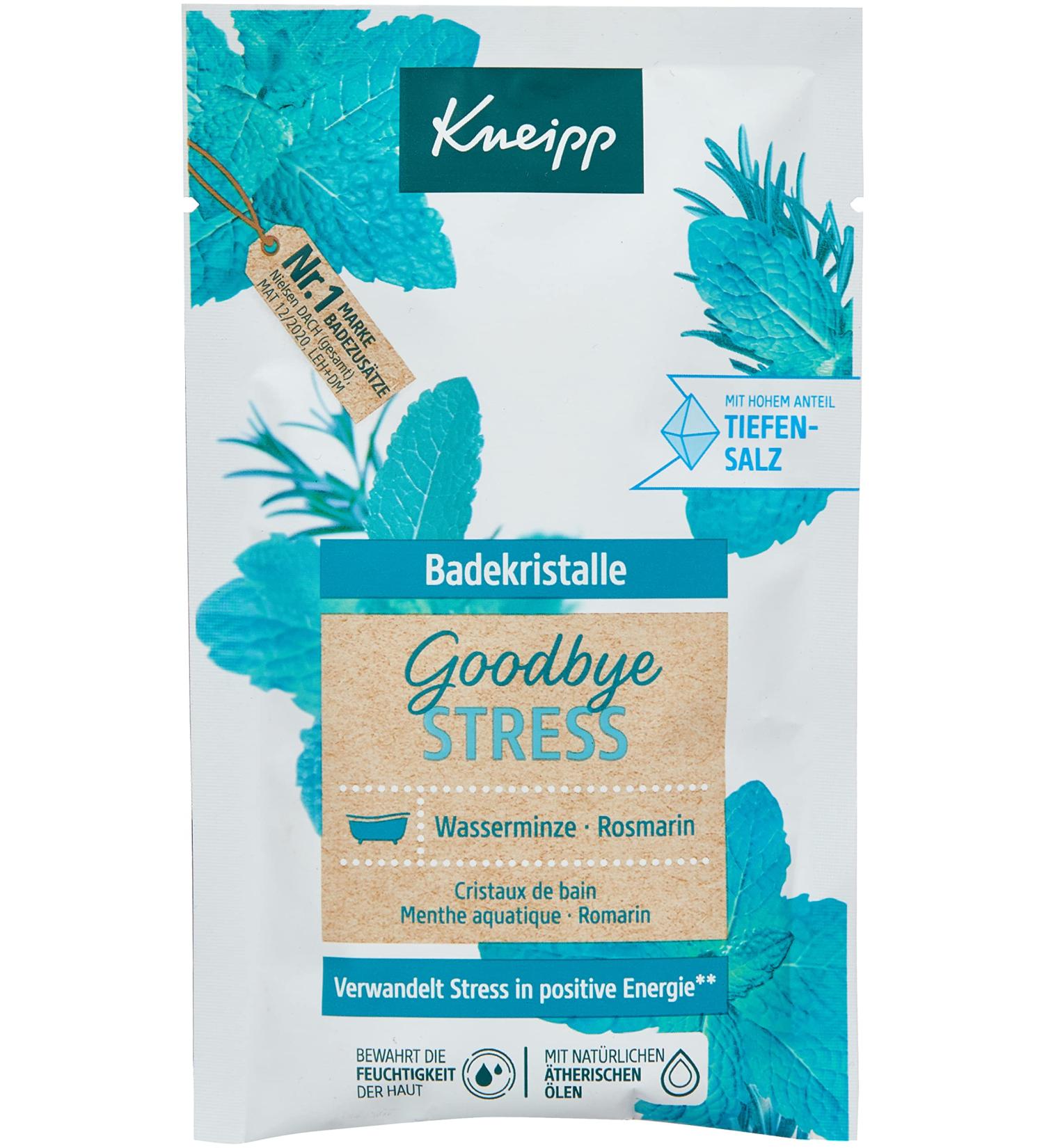 Kneipp Bath Crystals Goodbye Stress - Relaxing Soak 60g | Best International Shipping - Buy Online on SooperMarket.com