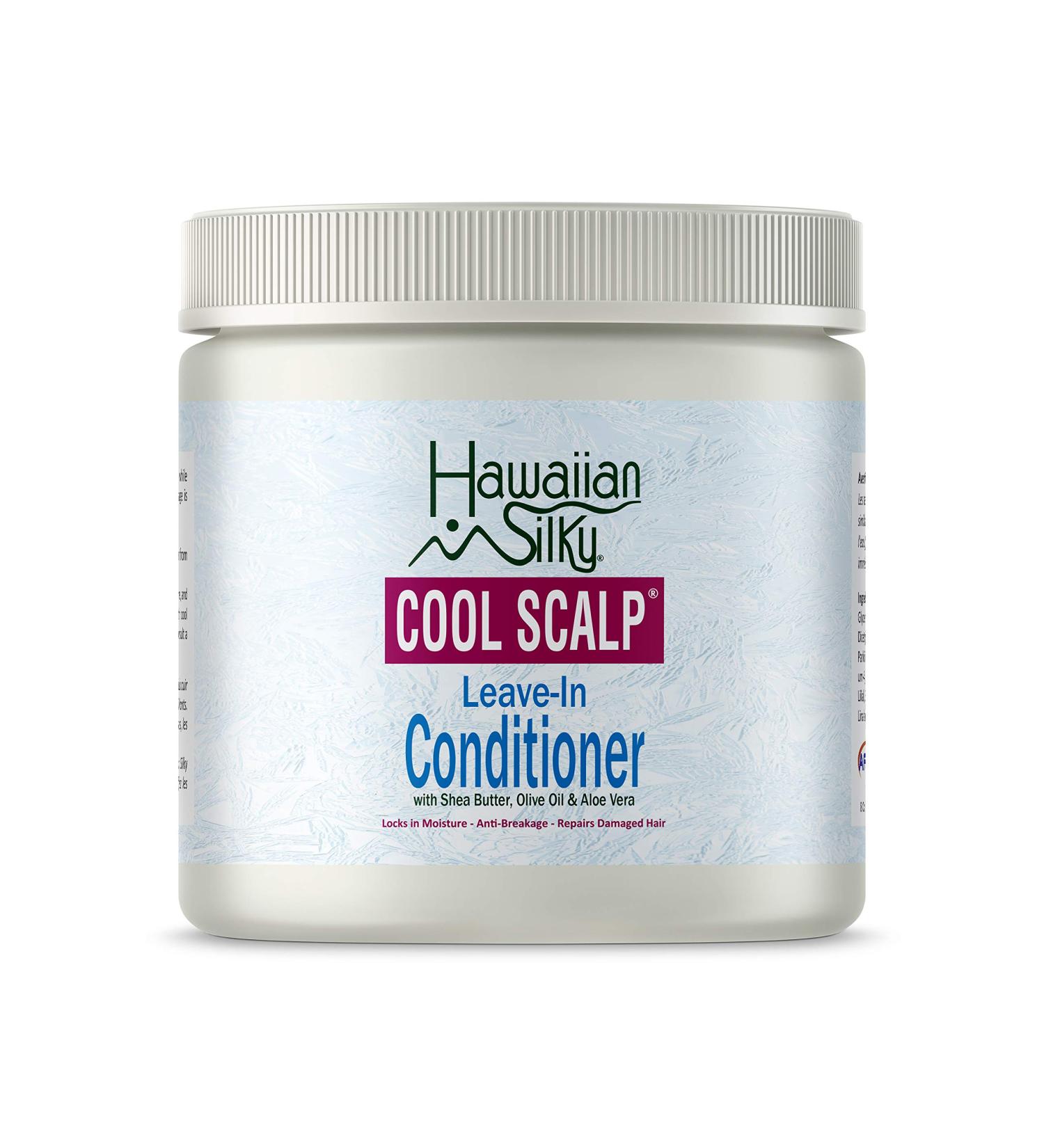 Hawaiian Silky Cool Scalp Leave-In Conditioner Cream - 16 fl oz | Moisture Lock Anti-Breakage Repairs Dry & Damaged Hair - International Shipping Available - Buy Online on SooperMarket.com