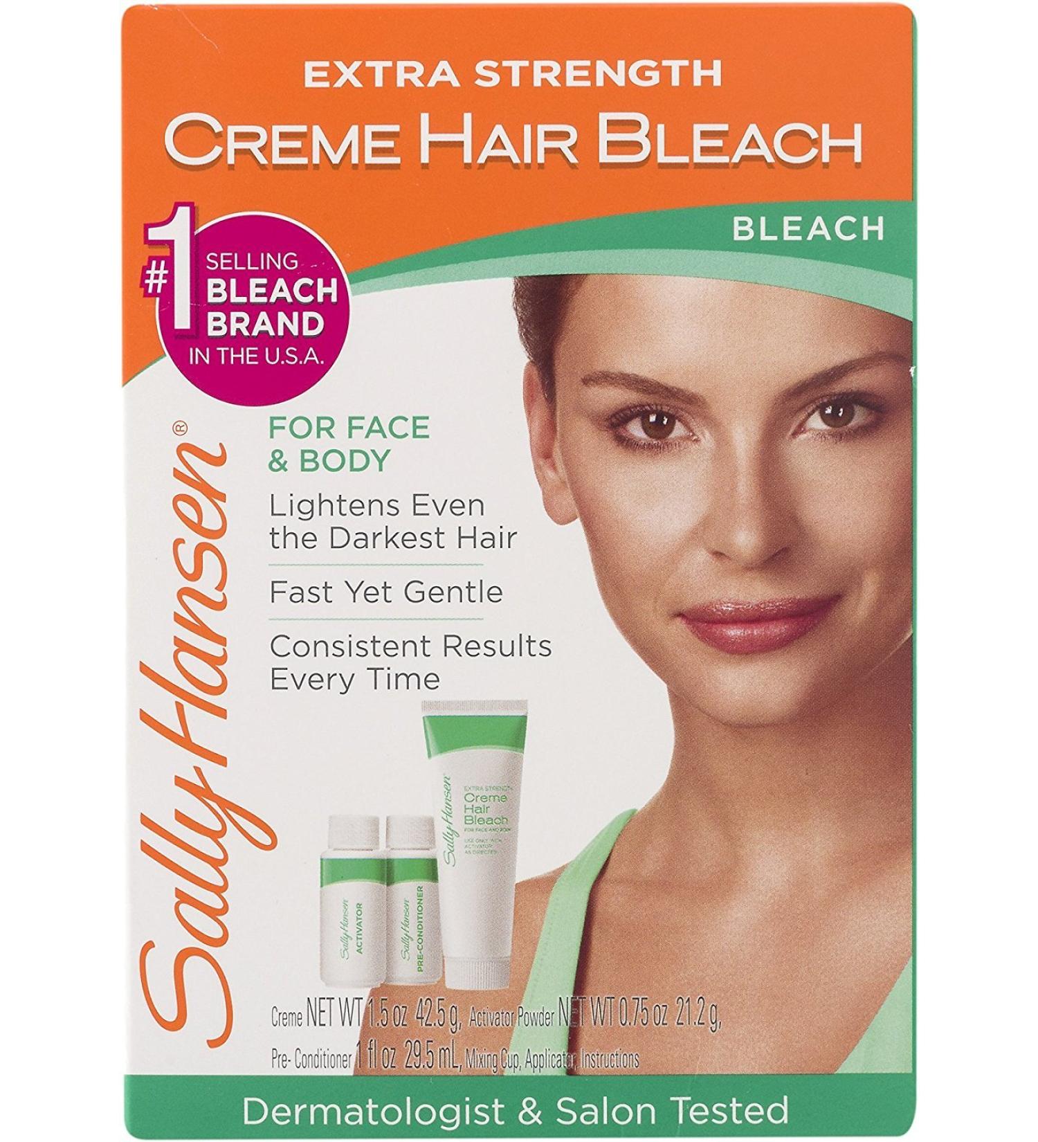Sally Hansen Extra Strength Creme Hair Bleach Kit - Fast & Effective Hair Lightening | Buy Internationally - Buy Online on SooperMarket.com