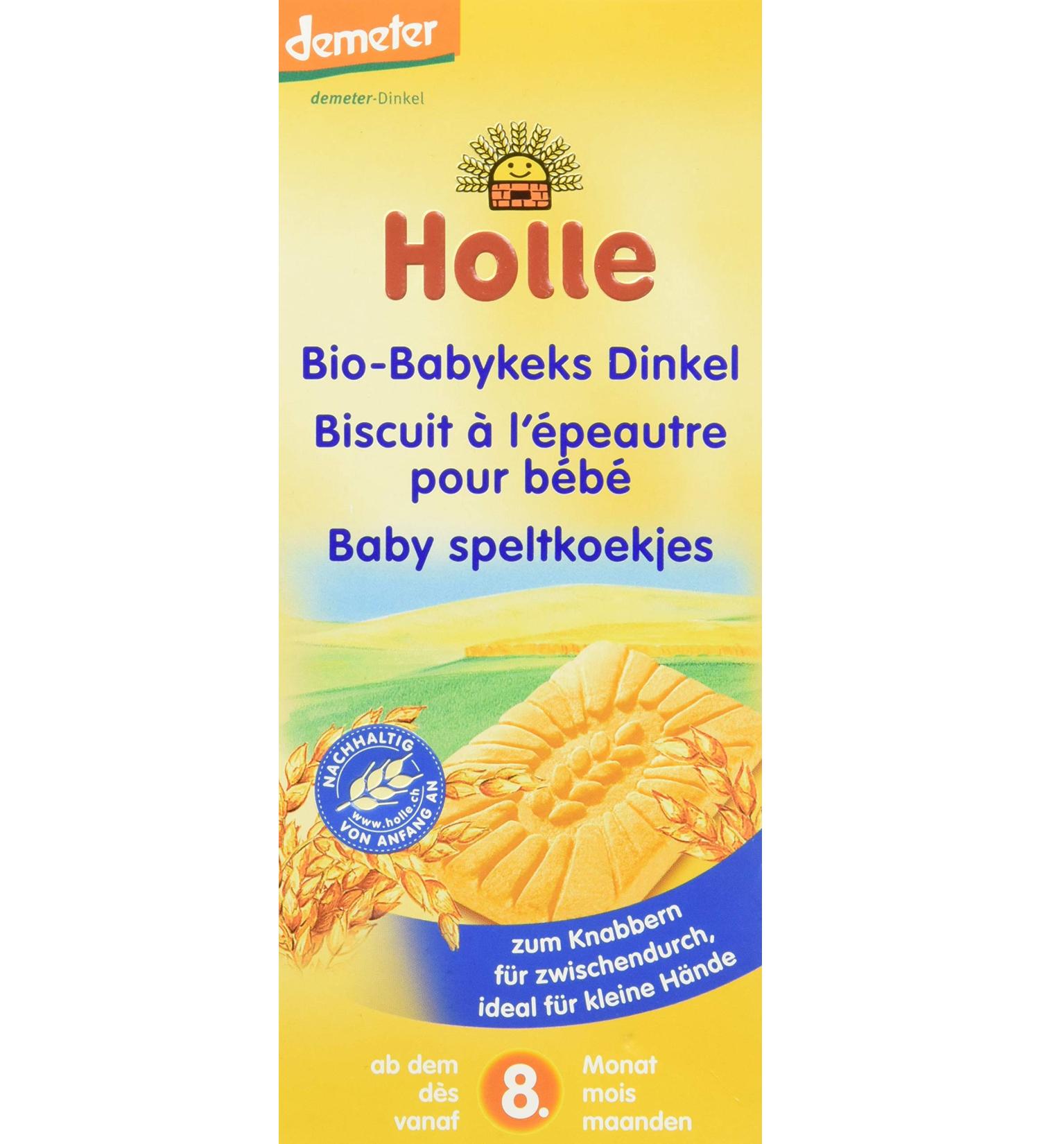 Holle Organic Baby Spelt Biscuits - 150g | Healthy Baby Snack | International Shipping - Buy Online on SooperMarket.com