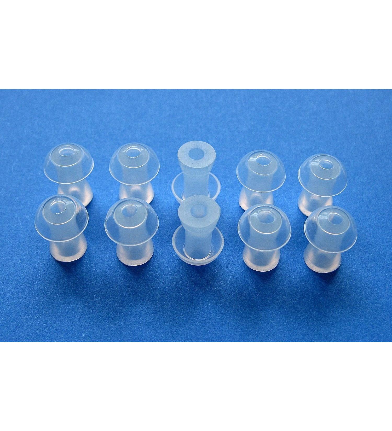 Hiibaby 10 Small (S) Soft Replacement Mushroom Domes Eartips Earbuds for Touching Motion Nitro Aquaris Siemens Life Lotus 12P 13P 13SP 23P 23SP 23M BTE (Behind the Ear) Hearing Aids - Buy Online on SooperMarket.com