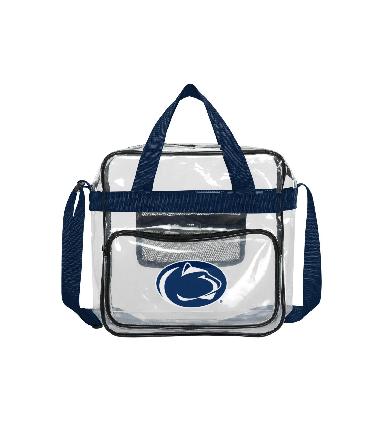 FOCO NCAA Penn State Nittany Lions Clear Stadium Messenger Bag | High End Design, Team Logo | Officially Licensed | One Size Team Color - Buy Online on SooperMarket.com