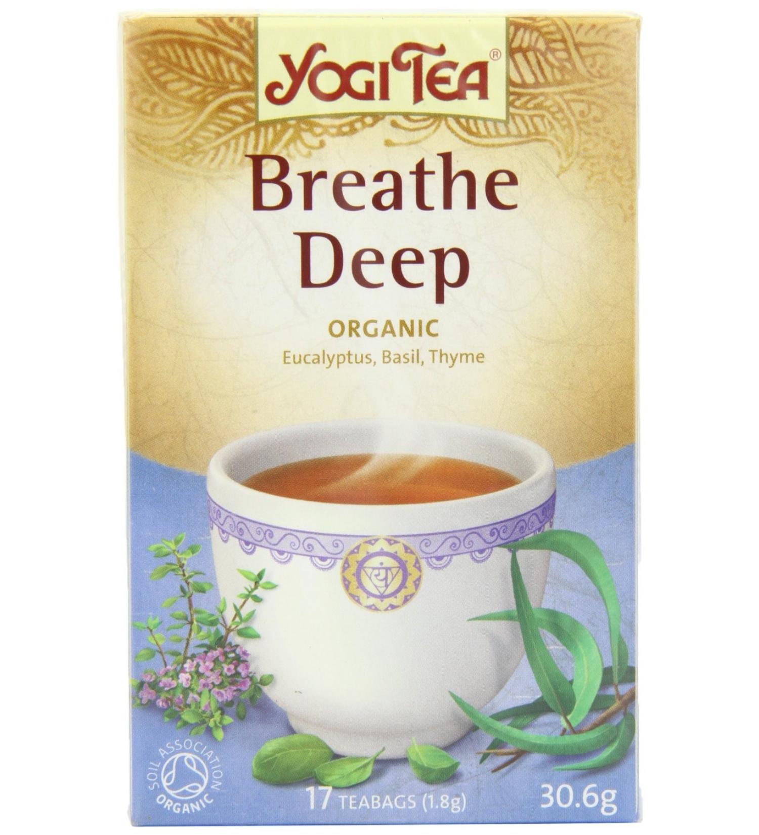Yogi Tea Breathe Deep - Organic - 6 X 17 Bags - Buy Online on SooperMarket.com