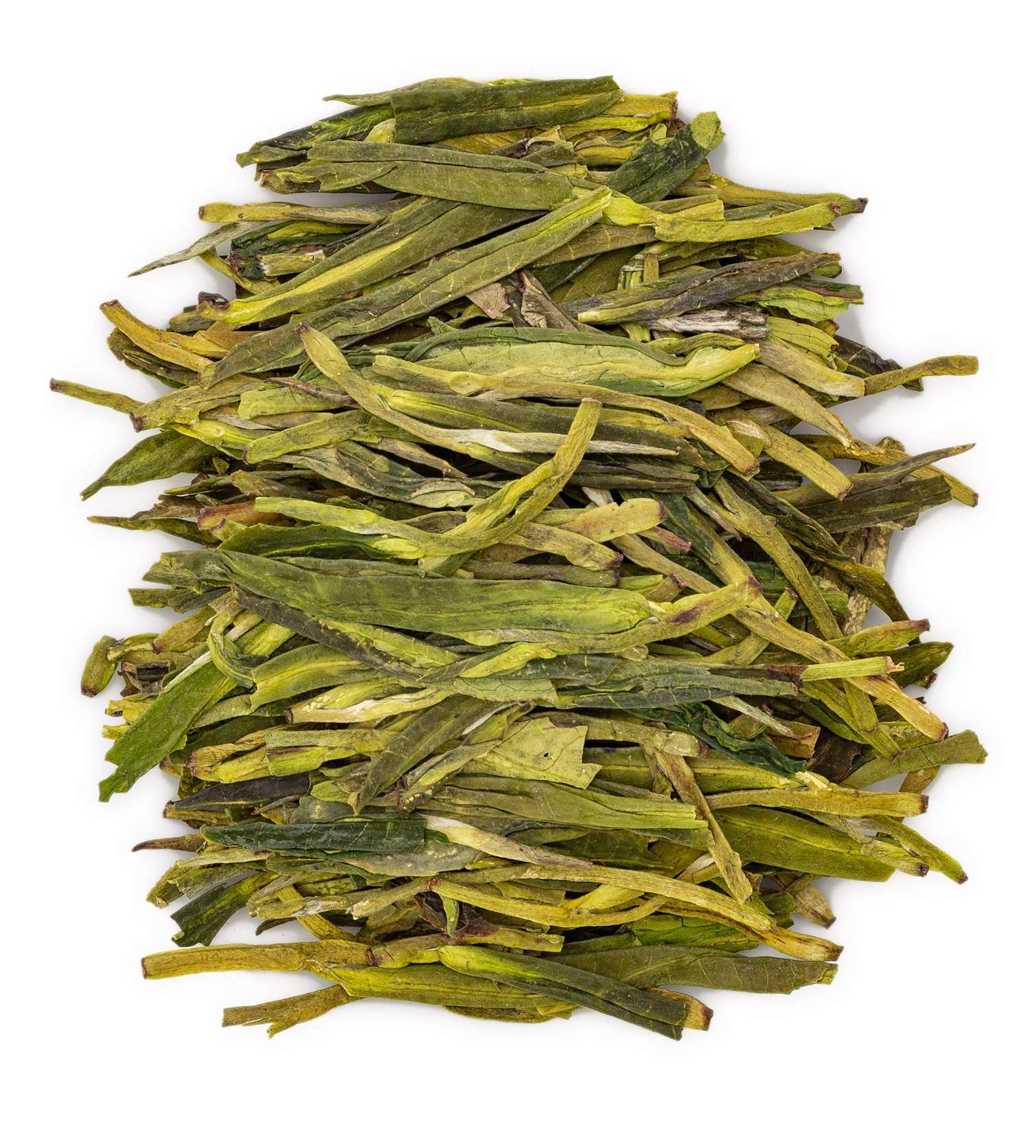 Oriarm 2023 Chinese Long Jing Dragon Well Green Tea Leaves - 1000g Ecologically Grown Loose Leaf - Yuqian Harvest, 4 x 250g Zip-lock Bags - Buy Online on SooperMarket.com