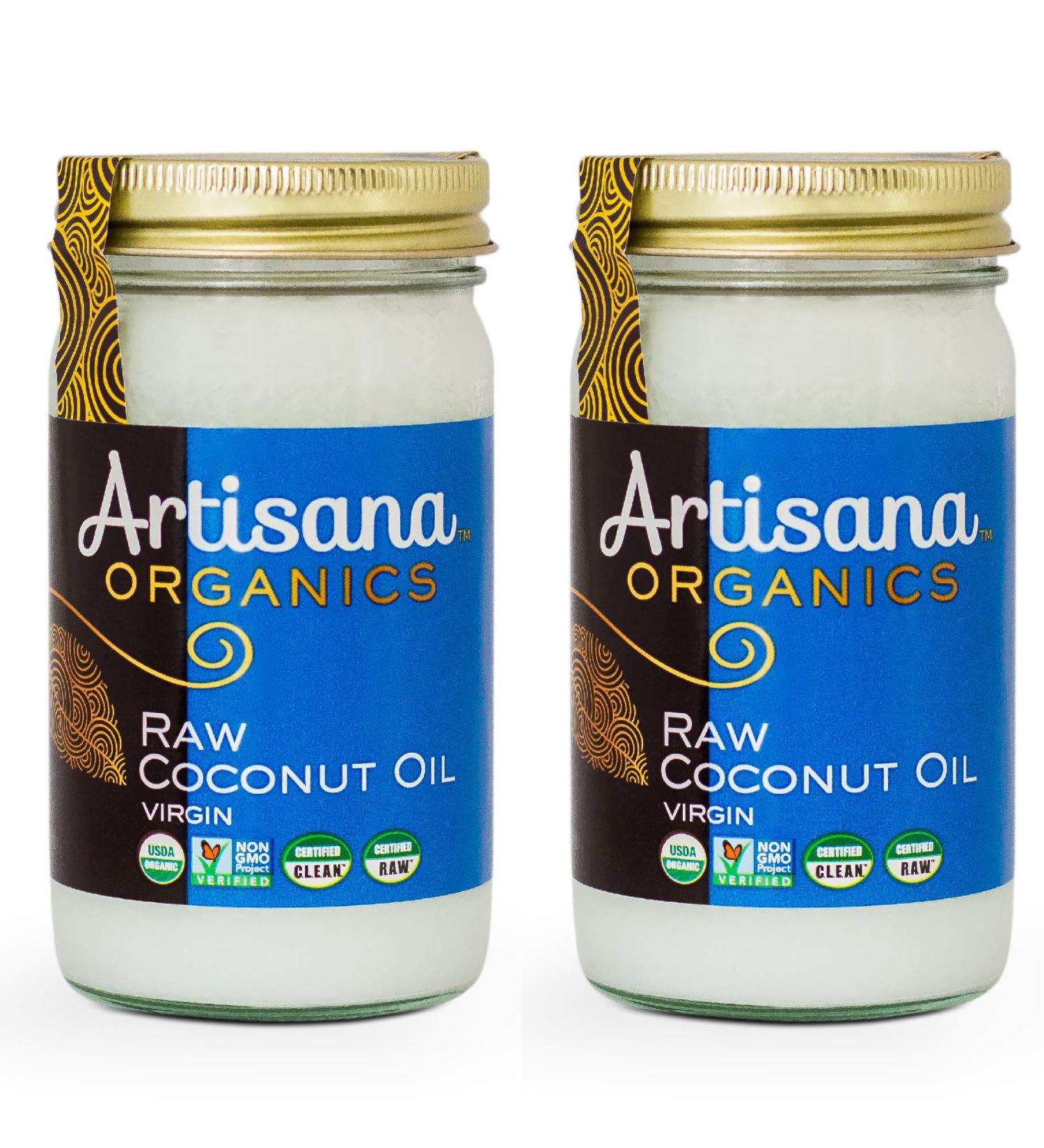 Artisana Organics Raw Virgin Coconut Oil (2 Pack (14 oz)) 14 Ounce (Pack of 2) - Buy Online on SooperMarket.com
