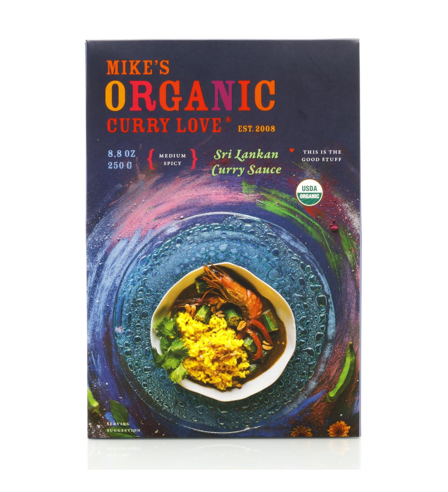 Organic Sri Lankan Curry Sauce - Vegan & Dairy Free | Quick Meal | 8.8 oz Pouch - Buy Online on SooperMarket.com