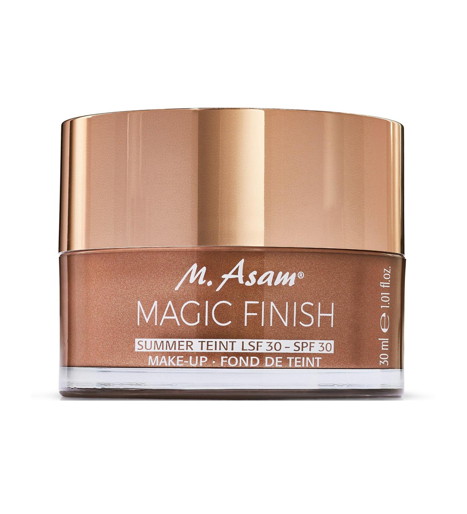 M. Asam Magic Finish Summer Teint Make-Up Mousse - 4in1 Primer Foundation Concealer & Powder | Vegan Formula for Medium to Deep Skin Tones | Buildable Coverage for Redness and Dark Spots - 30ml - Buy Online on SooperMarket.com