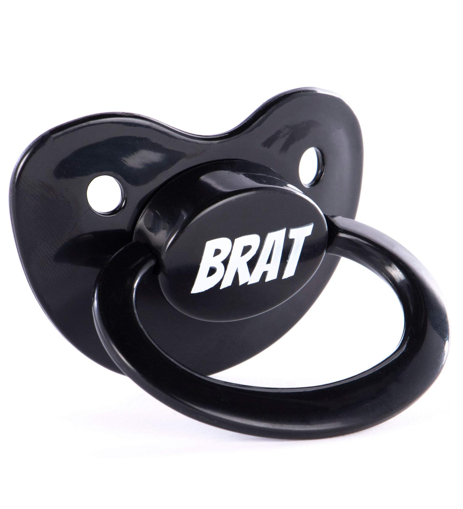 Littletude Adult Pacifier for Adult Babies - Large Handle & Shield - Brat Design - Buy Online on SooperMarket.com