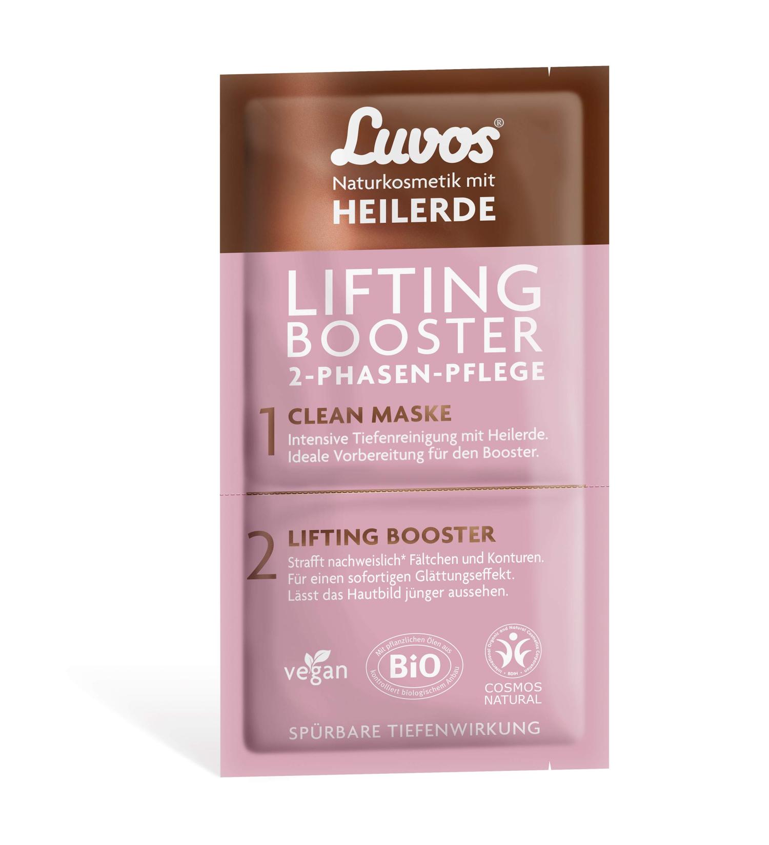Luvos Lifting Booster Cream & Clean Mask | Instant Effect Facial Cleansing | 9.5ml - Buy Online Internationally - Buy Online on SooperMarket.com