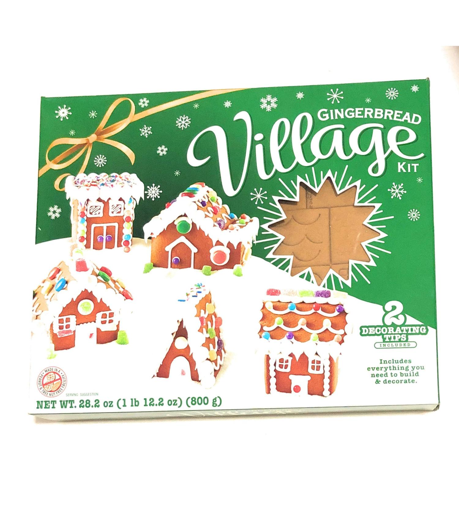 Gingerbread Mini Village House Kit by Create a Treat  5 Buildings - Buy Online on SooperMarket.com