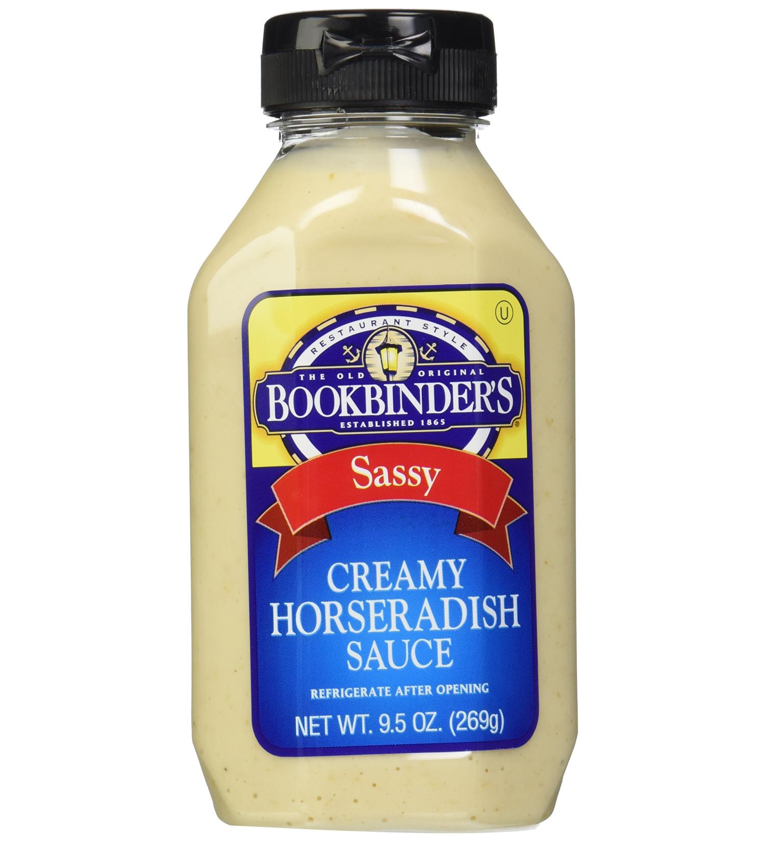 Bookfinder's Horseradish Sauce 9.5 oz - Premium Zesty Flavor for Your Culinary Creations - Buy Online on SooperMarket.com