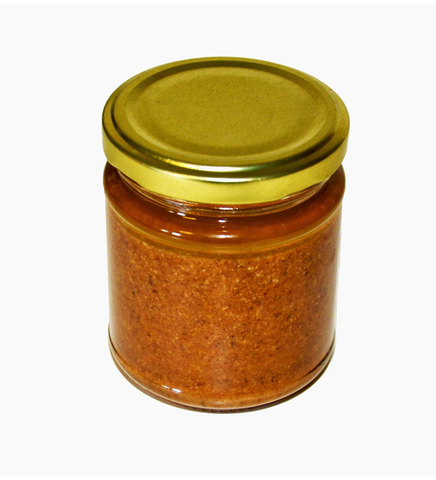 Hymor Amlou Almond Paste - 200g Glass Jar | Vegan & Halal Almond Cream from Morocco | Perfect Dip & Bread Spread - Buy Online on SooperMarket.com