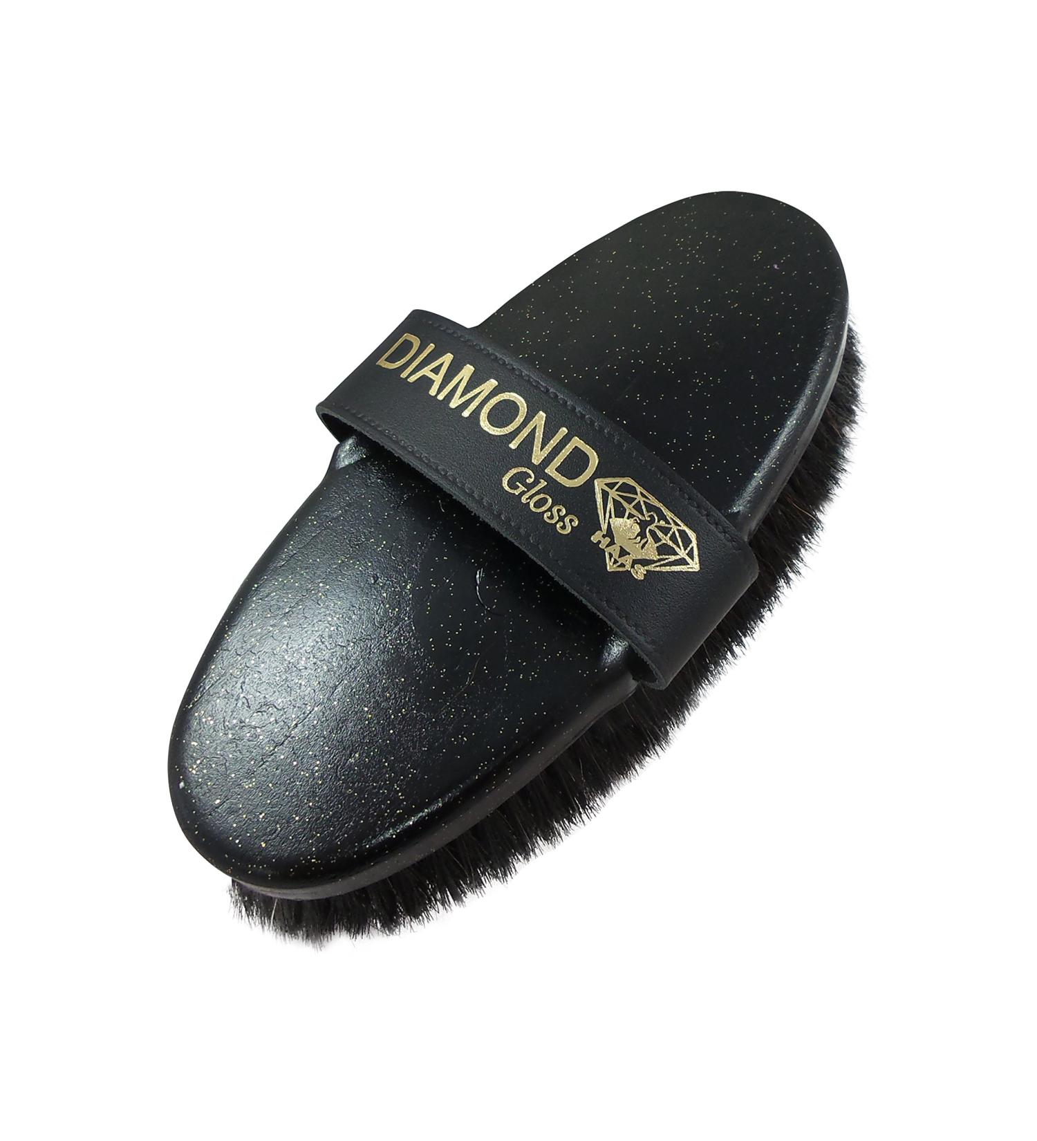 Haas Body Brush Diamond Gloss - Fine Horsehair Glitter Brush (200x85 mm) | International Shipping Available - Buy Online on SooperMarket.com