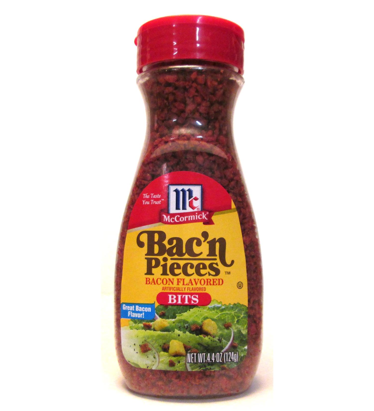 McCormick Bac'n Pieces Bacon Flavored Bits (Pack of 2) 4.4 oz Size