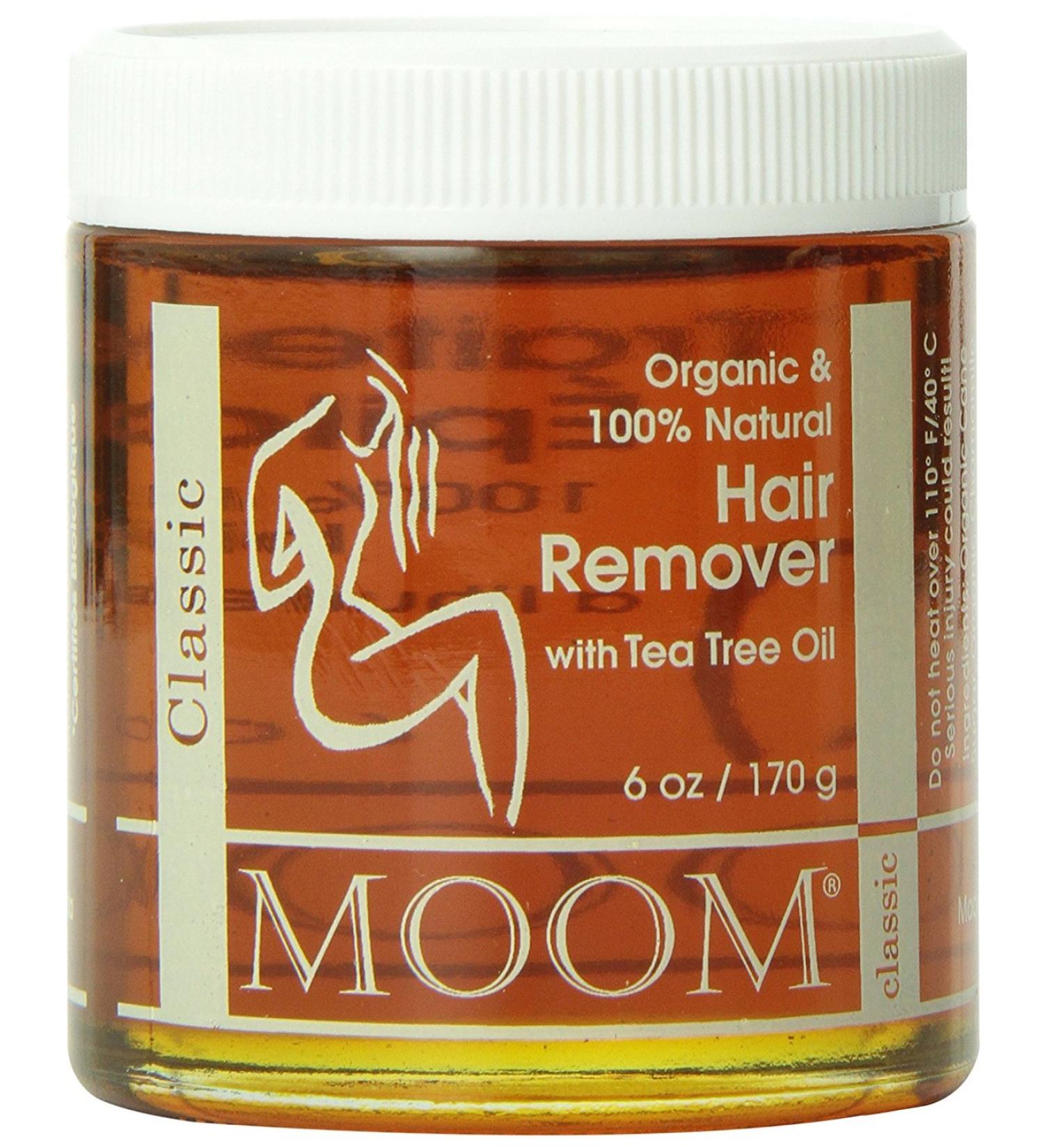 Moom Organic Sugaring Wax (6 oz.) All-Natural Refill with Tea Tree Oil & Chamomile - Ideal for Hair Removal on Legs, Face, Nose & Eyebrow - Buy Online on SooperMarket.com