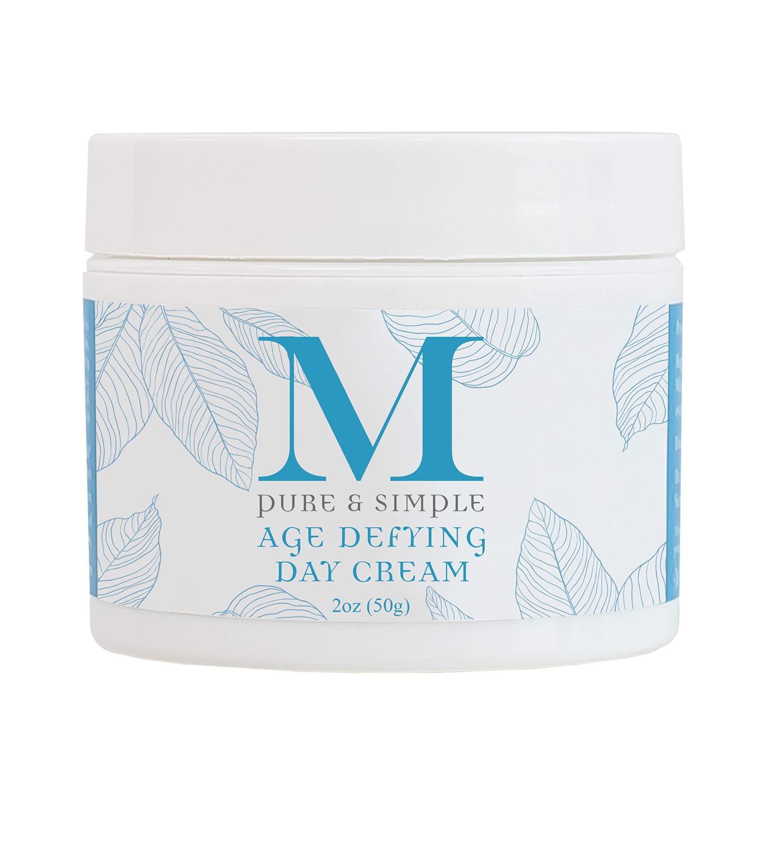 Martine Anti-Aging Wrinkle Cream - Day Use Makeup Friendly Organic Coconut & Sunflower Oil - 2 oz - Buy Online on SooperMarket.com