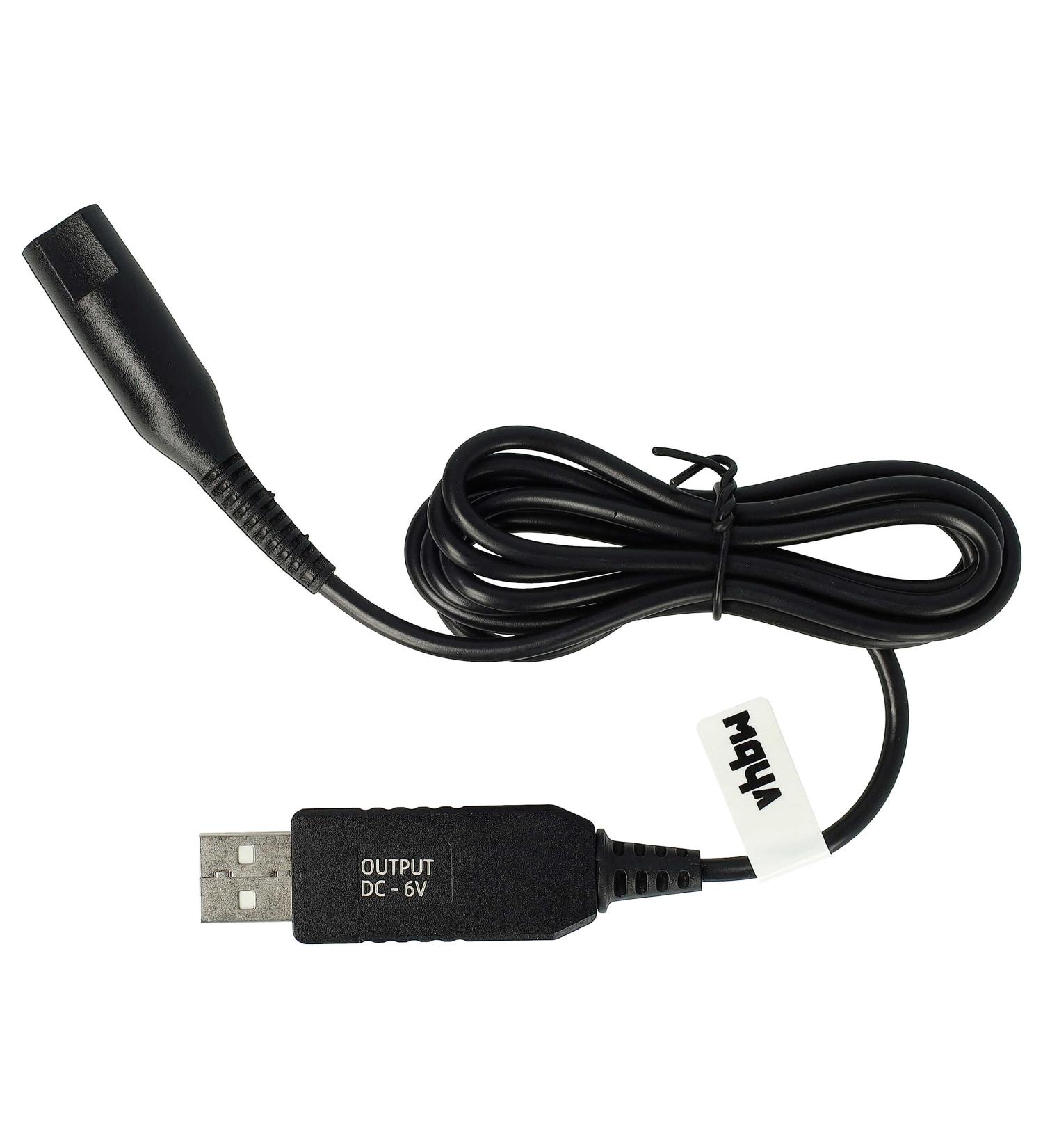 Buy vhbw Charging Cable for Braun Cruzer 6 BT5010 BT5050 BT5070 BT5090 Shaver - 120 cm Power Cable - International Shipping Available - Buy Online on SooperMarket.com