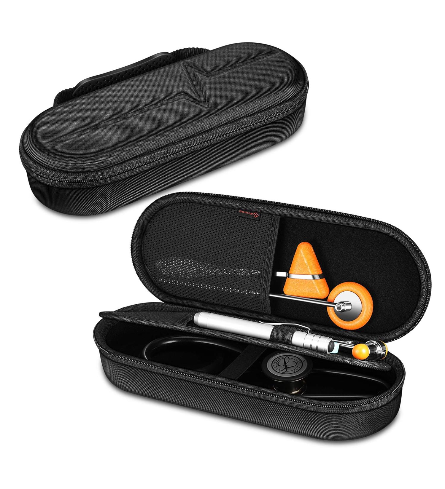 Travel Hard Stethoscope Case for Littmann Classic III, Cardiology IV, MDF Acoustica - Black - Buy Online on SooperMarket.com