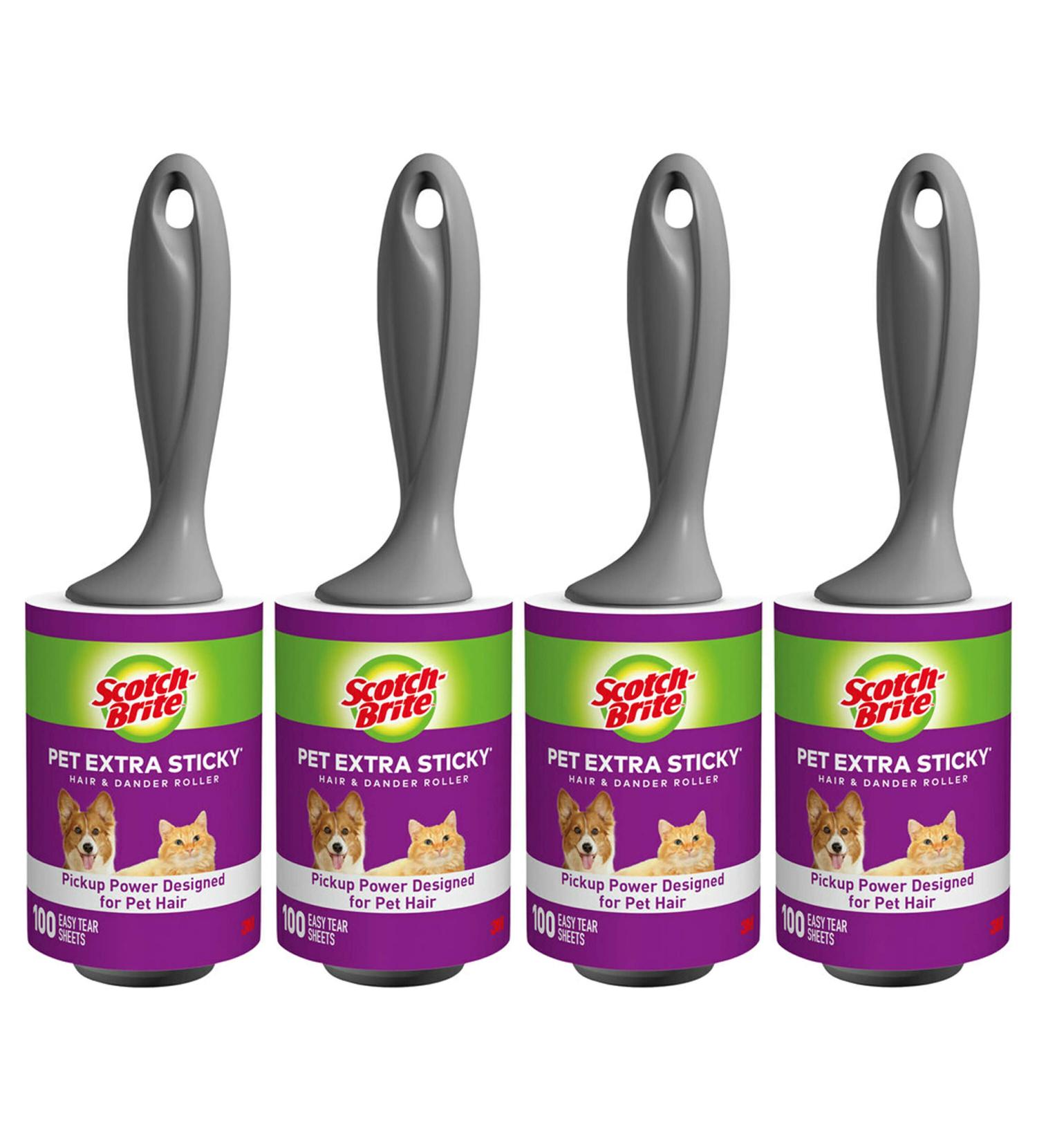 Scotch-Brite Pet Extra Sticky Hair Lint Roller - 400 Sheets - Buy Online on SooperMarket.com