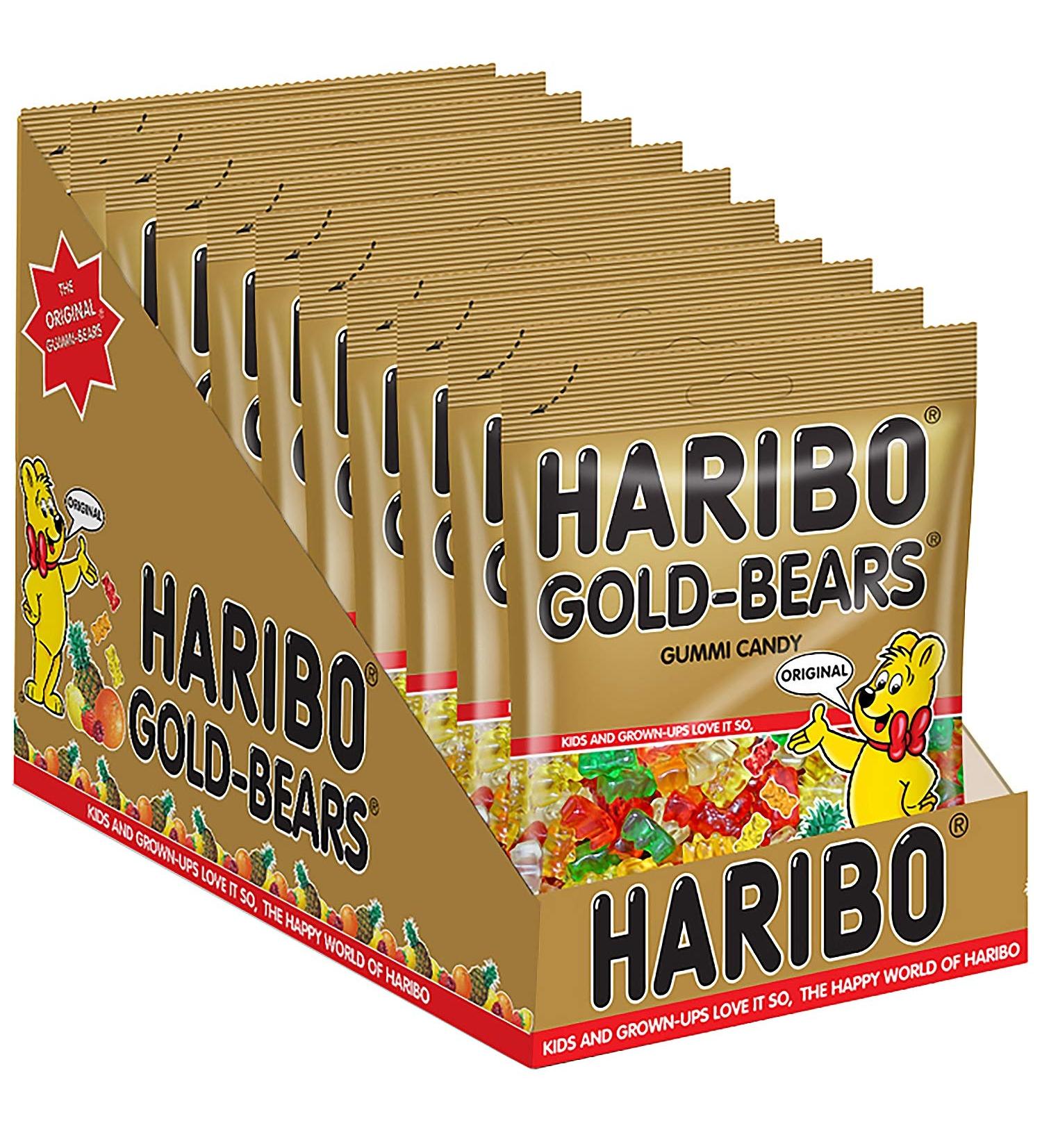 Haribo Gold Bears Gummy Candy - 5oz Pack (12 Units) - Sweet Treats by Haribo - Buy Online on SooperMarket.com