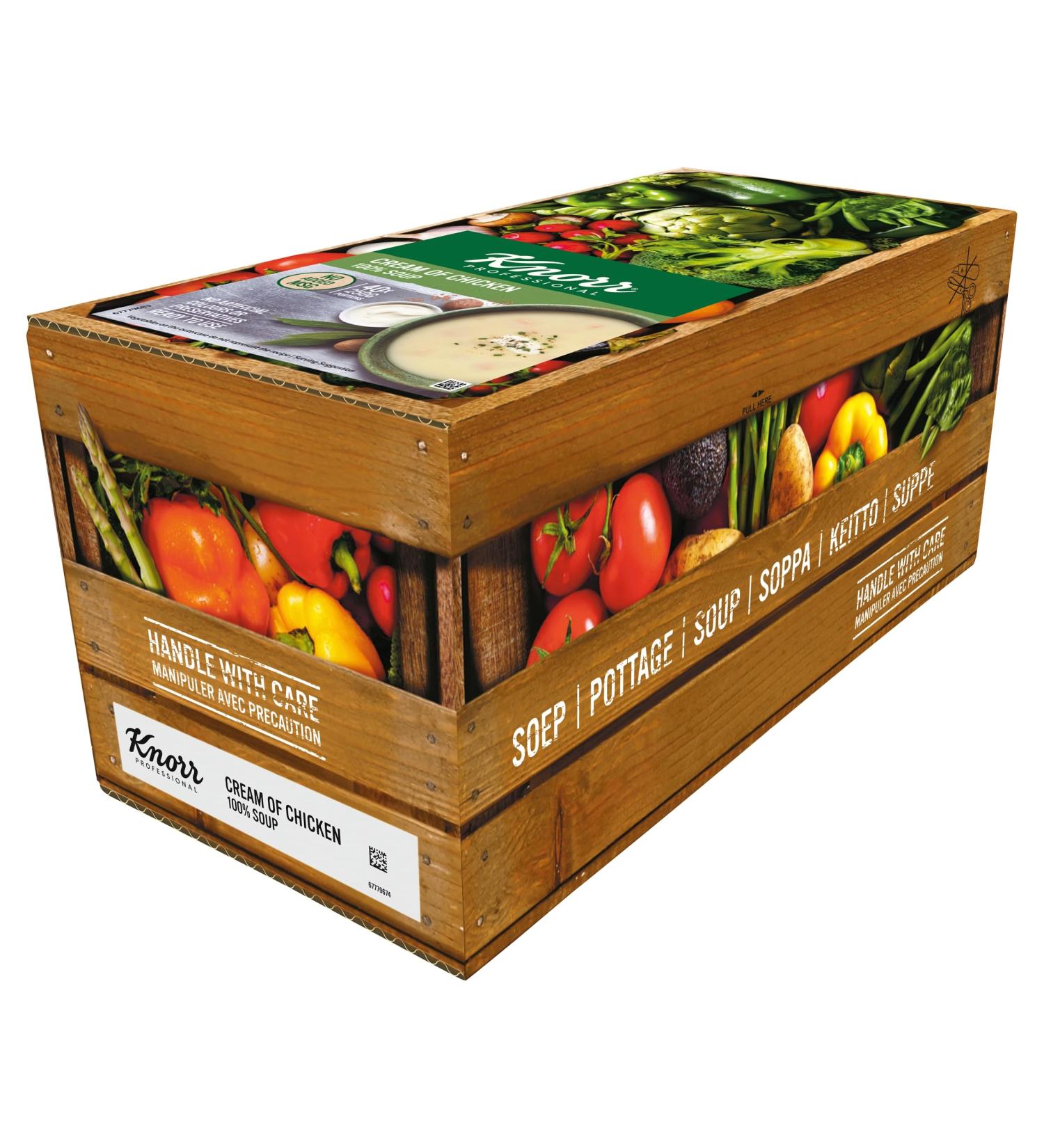 Knorr 100% Soup Cream of Chicken 4x2.5kg