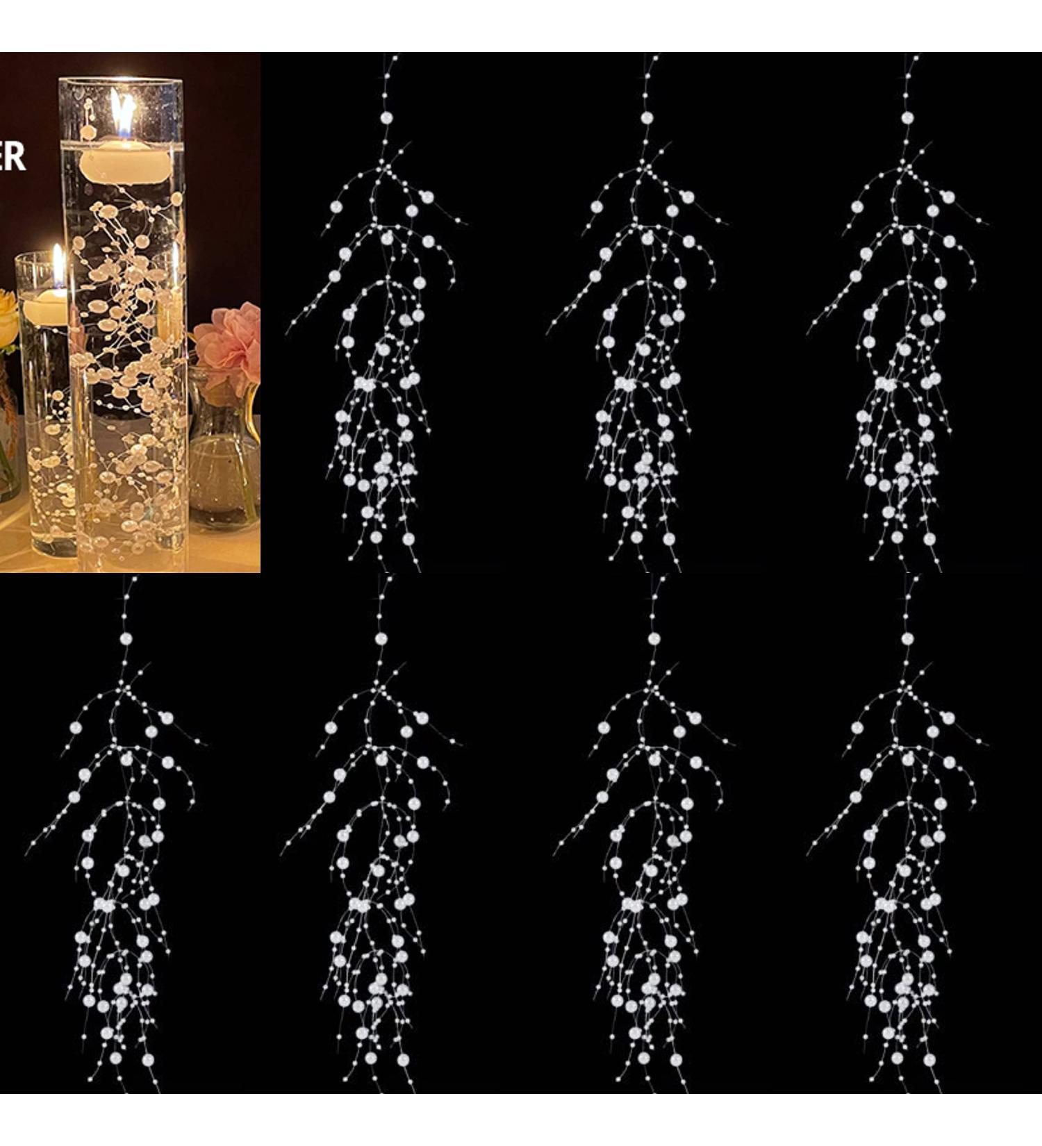 TeaSu 12pcs Pearl String - Wedding Centerpiece Vase Filler & Decor - Buy Online on SooperMarket.com