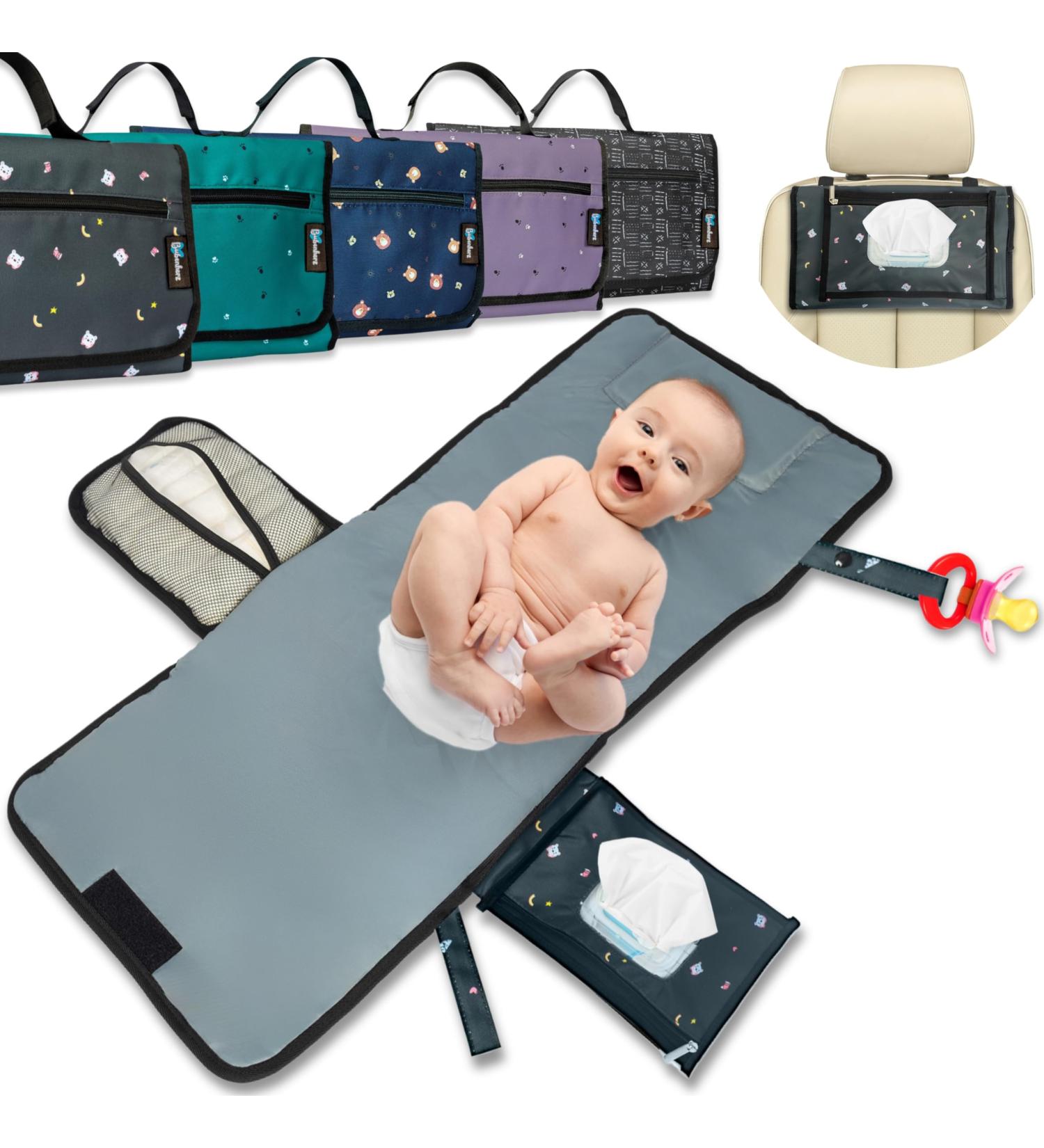 Buy Bubenherz XL Diaper Pocket | Comfort Hygiene Wrap & Non-Slip Wet Cloth | Diaper Bag Organizer for All Sizes - Greybear - Buy Online on SooperMarket.com